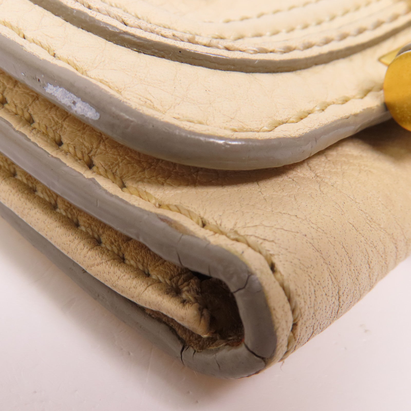 Chloe 牛皮皮革Wallet金扣錢包