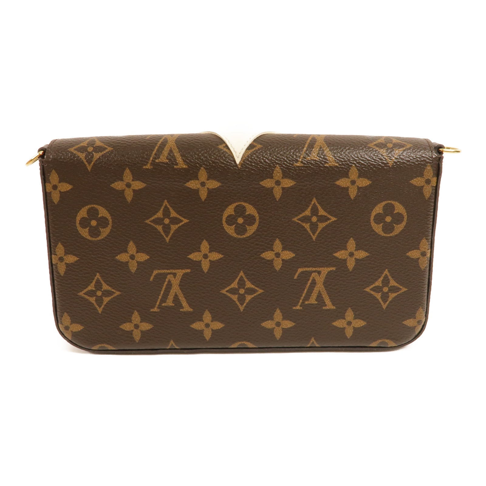 LOUIS VUITTON Monogram Lovely Birds Felicie Pochette金扣肩背袋