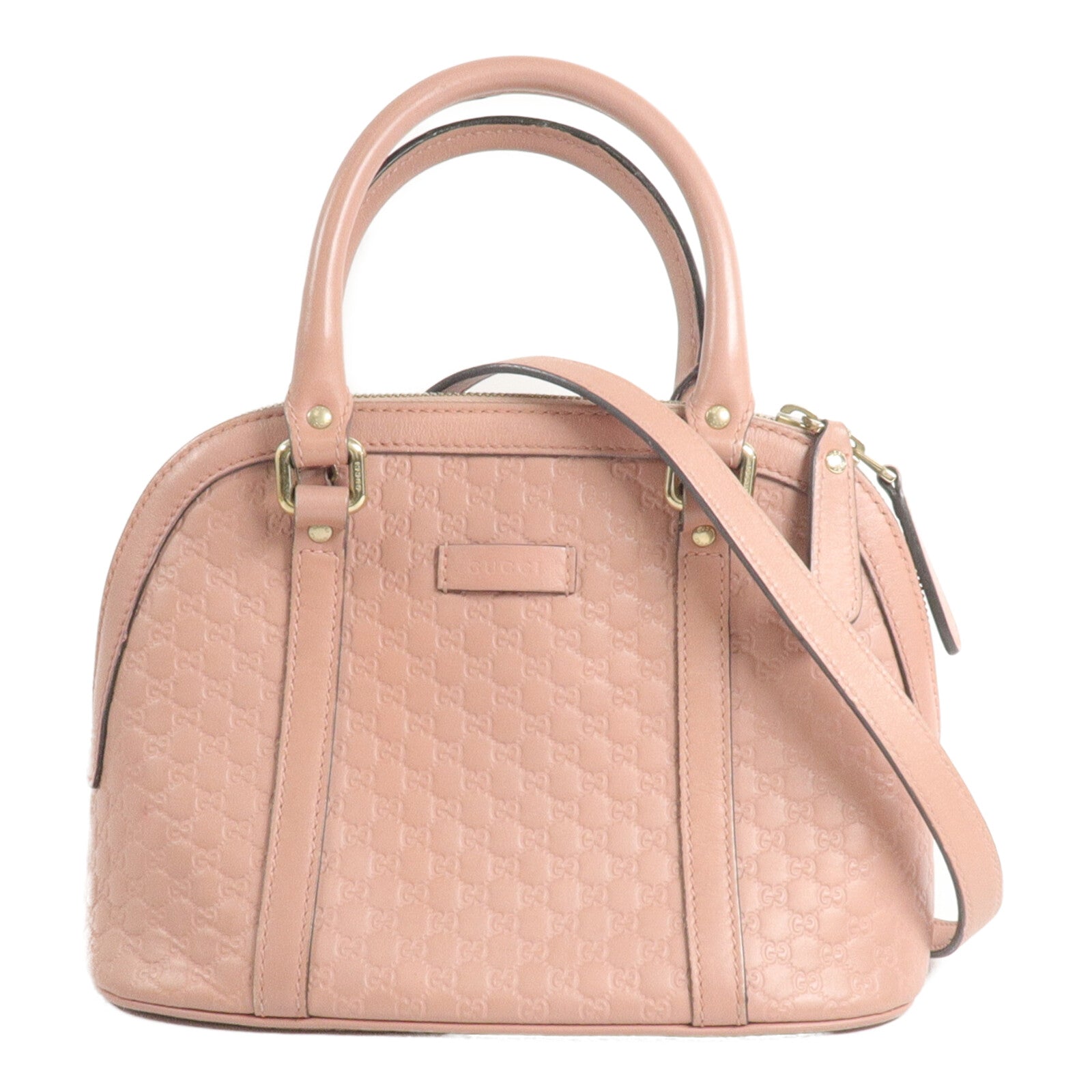 GUCCI 牛皮皮革Micro Guccissima手挽肩背兩用袋