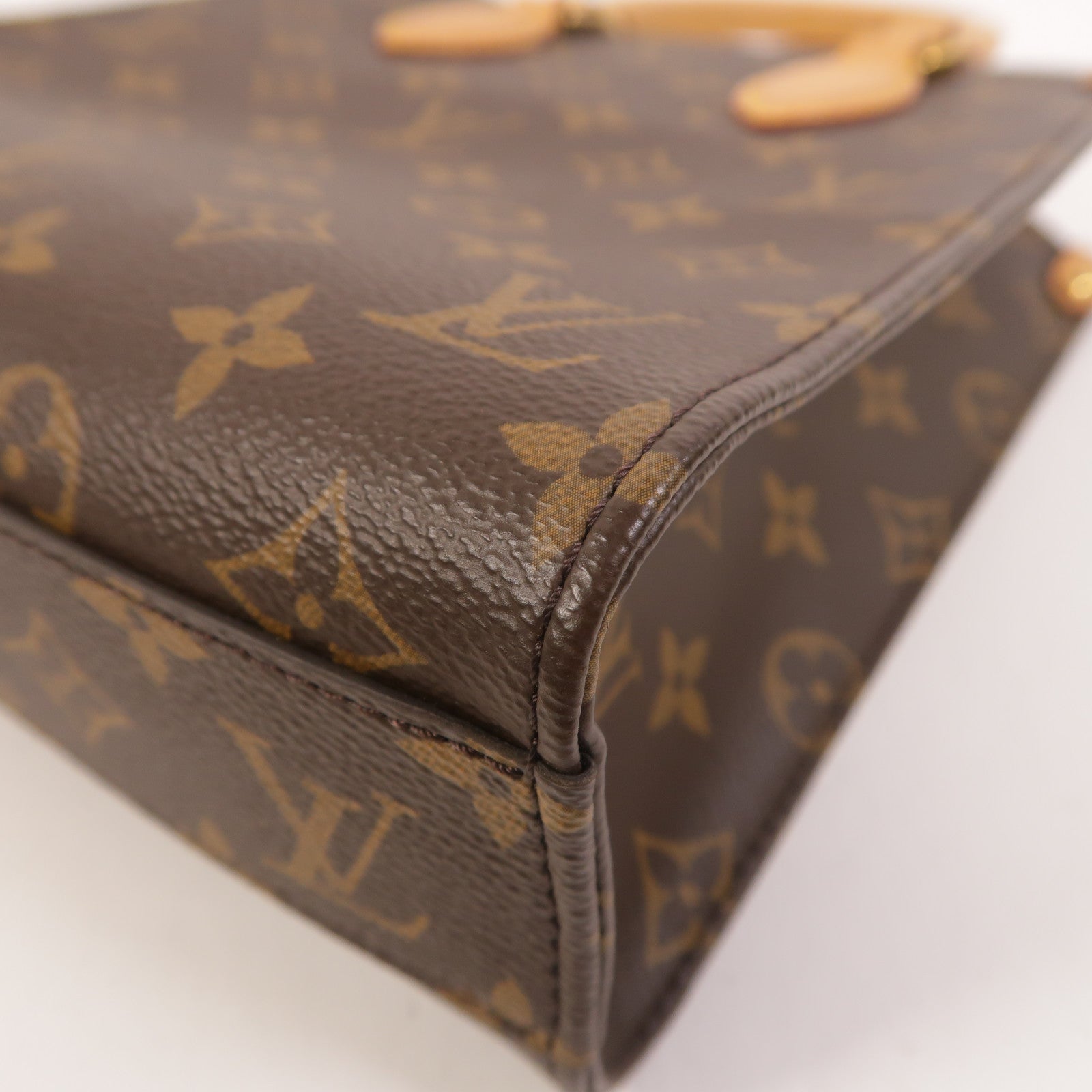 LOUIS VUITTON Monogram Sac Plat BB手挽肩背兩用袋