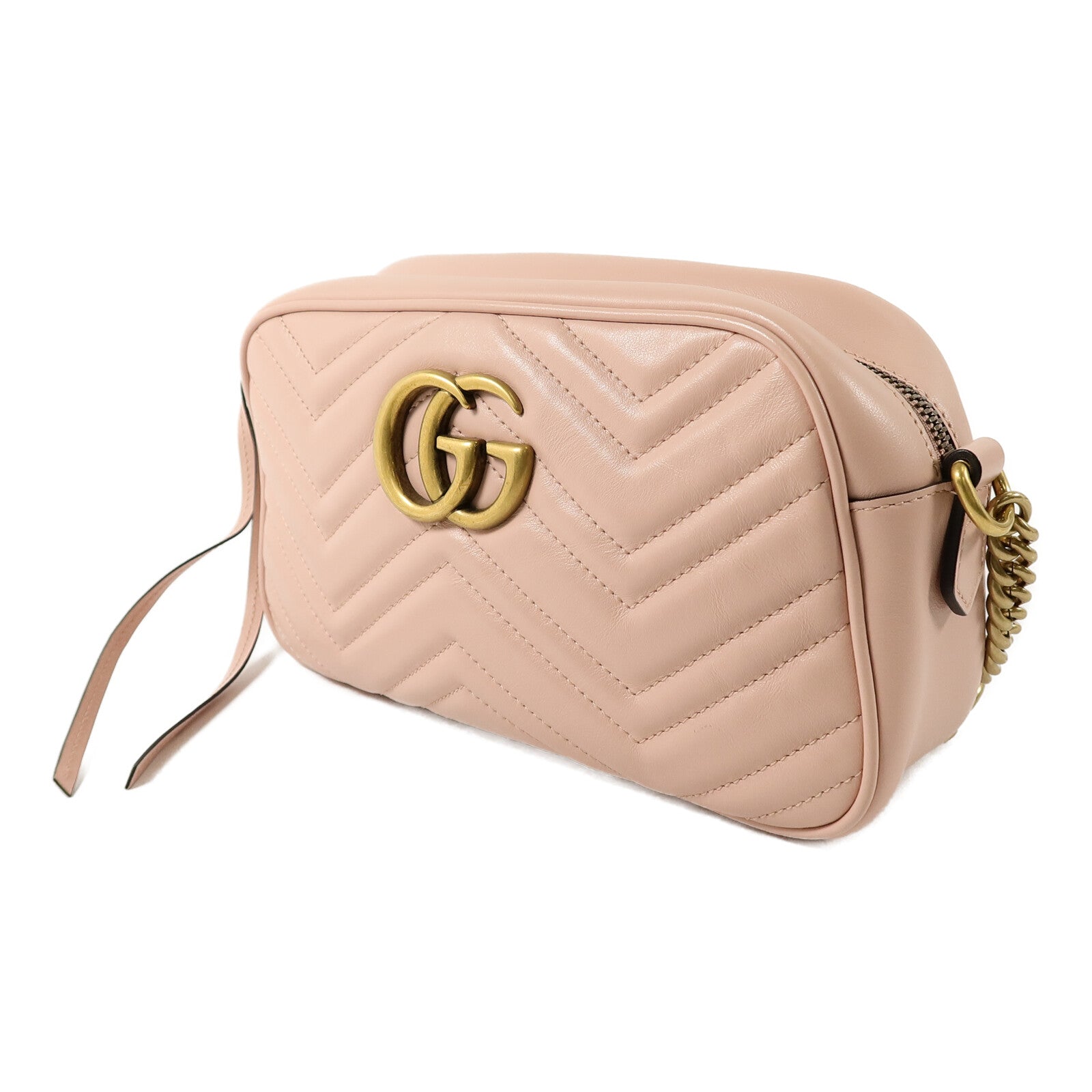 GUCCI 牛皮皮革GG Marmont肩背袋