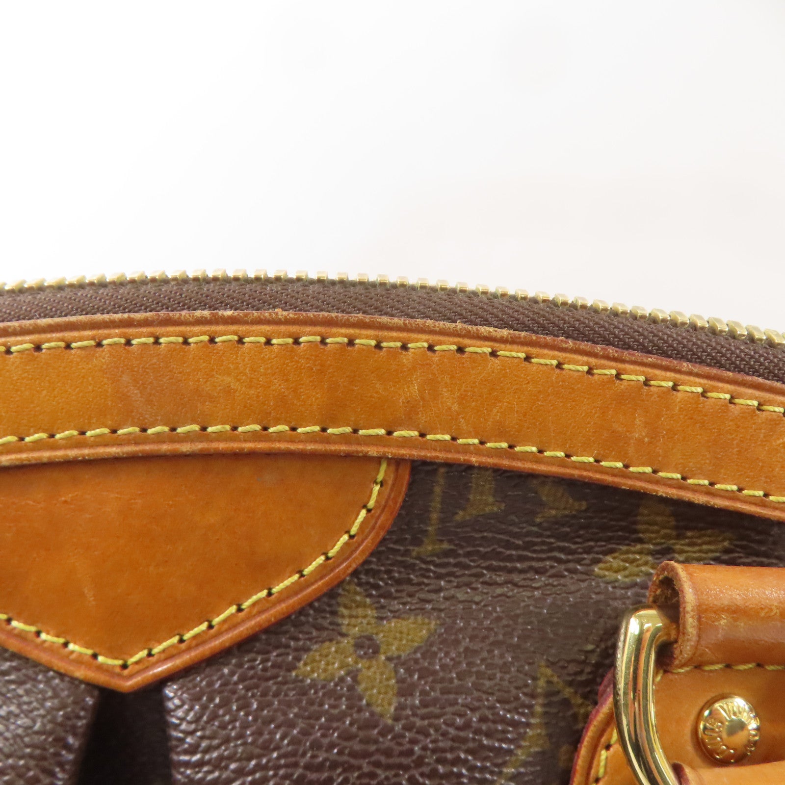 LOUIS VUITTON Monogram Tivoli PM金扣手挽袋啡色