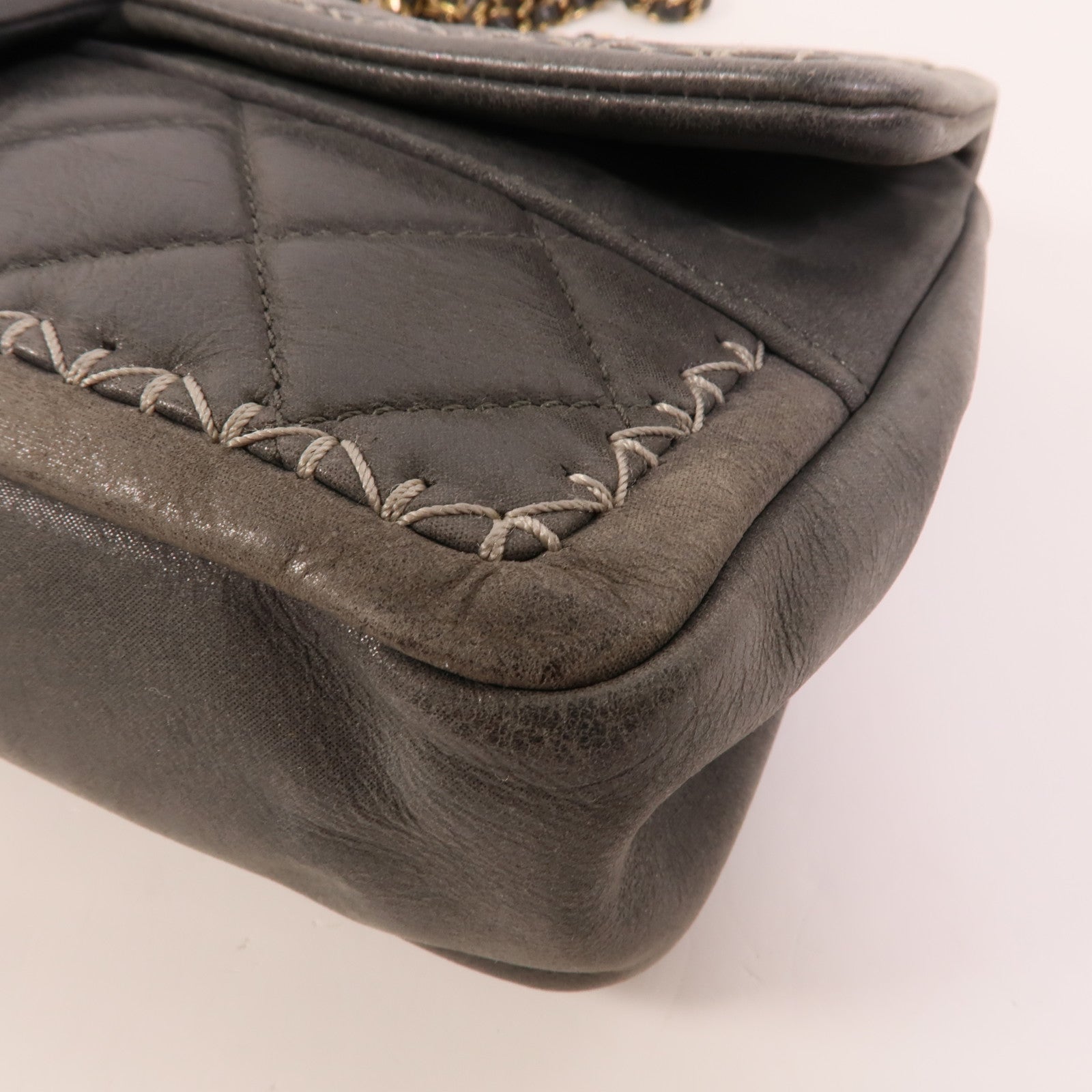 CHANEL 牛皮皮革Chain Shoulder肩背袋
