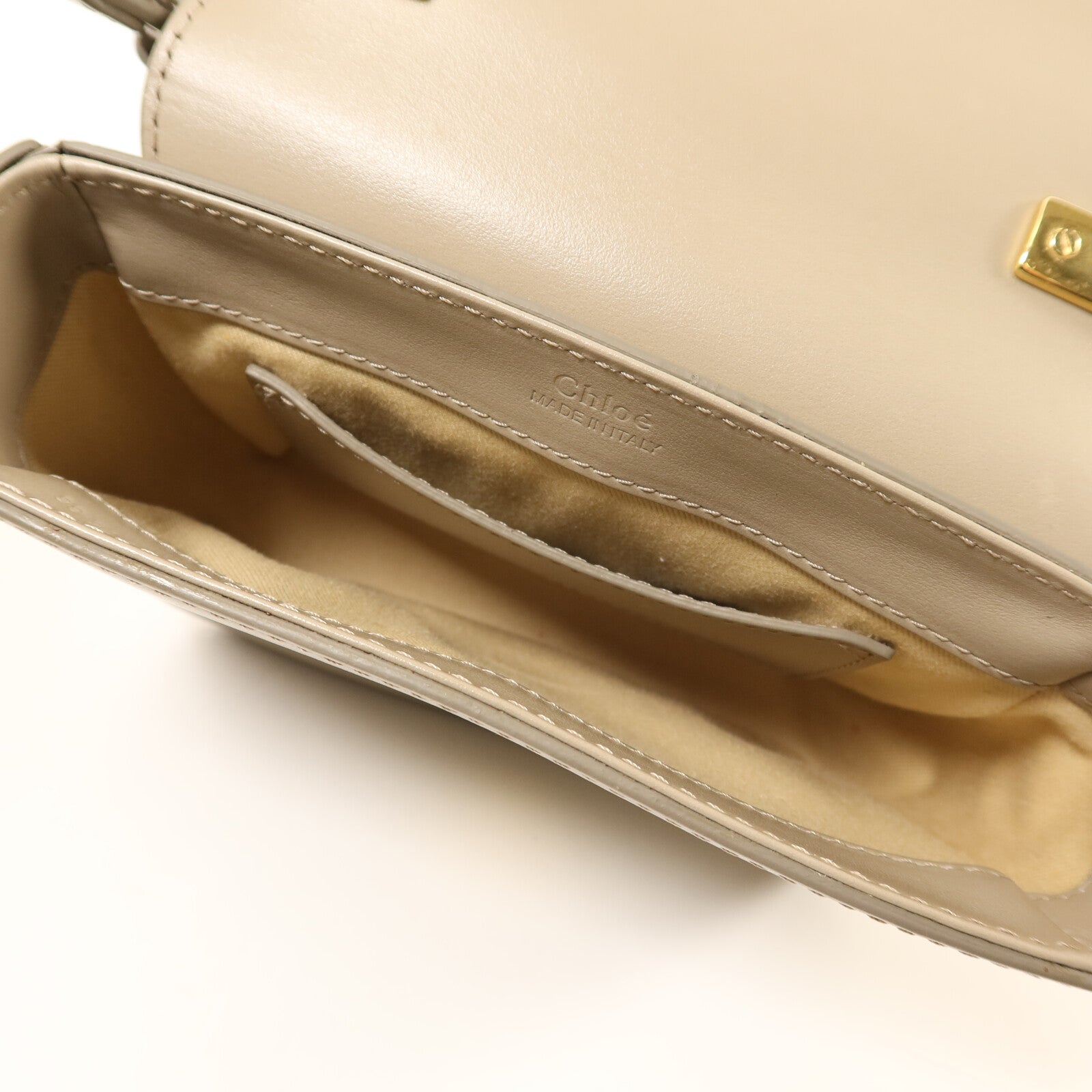 Chloe 牛皮皮革C Bag金扣手挽肩背兩用袋