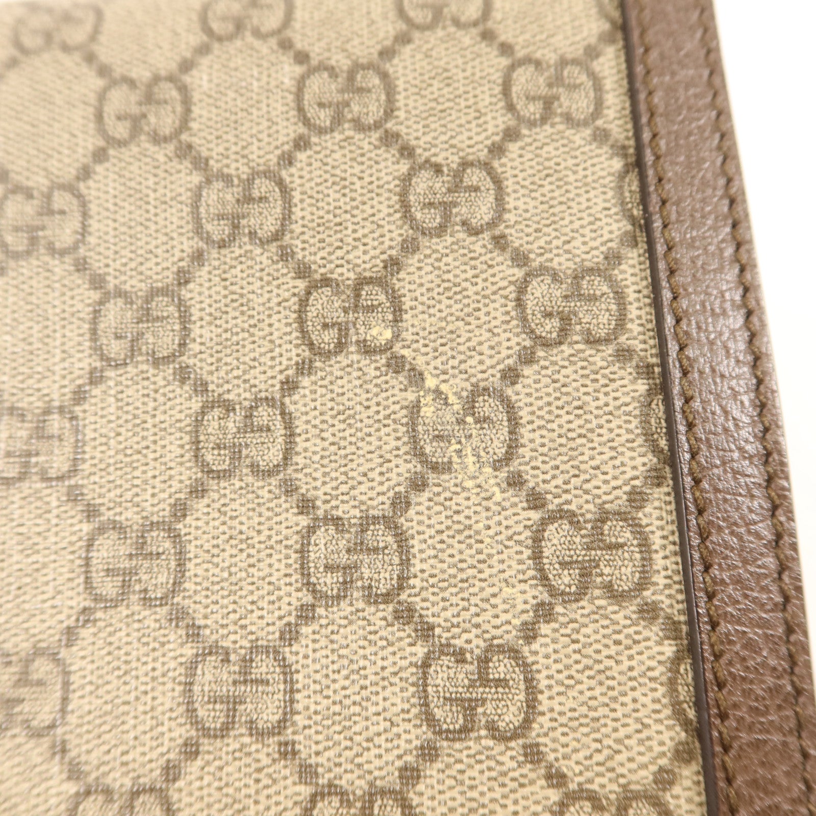 GUCCI 塗層帆布Ophidia金扣鏈帶肩背袋