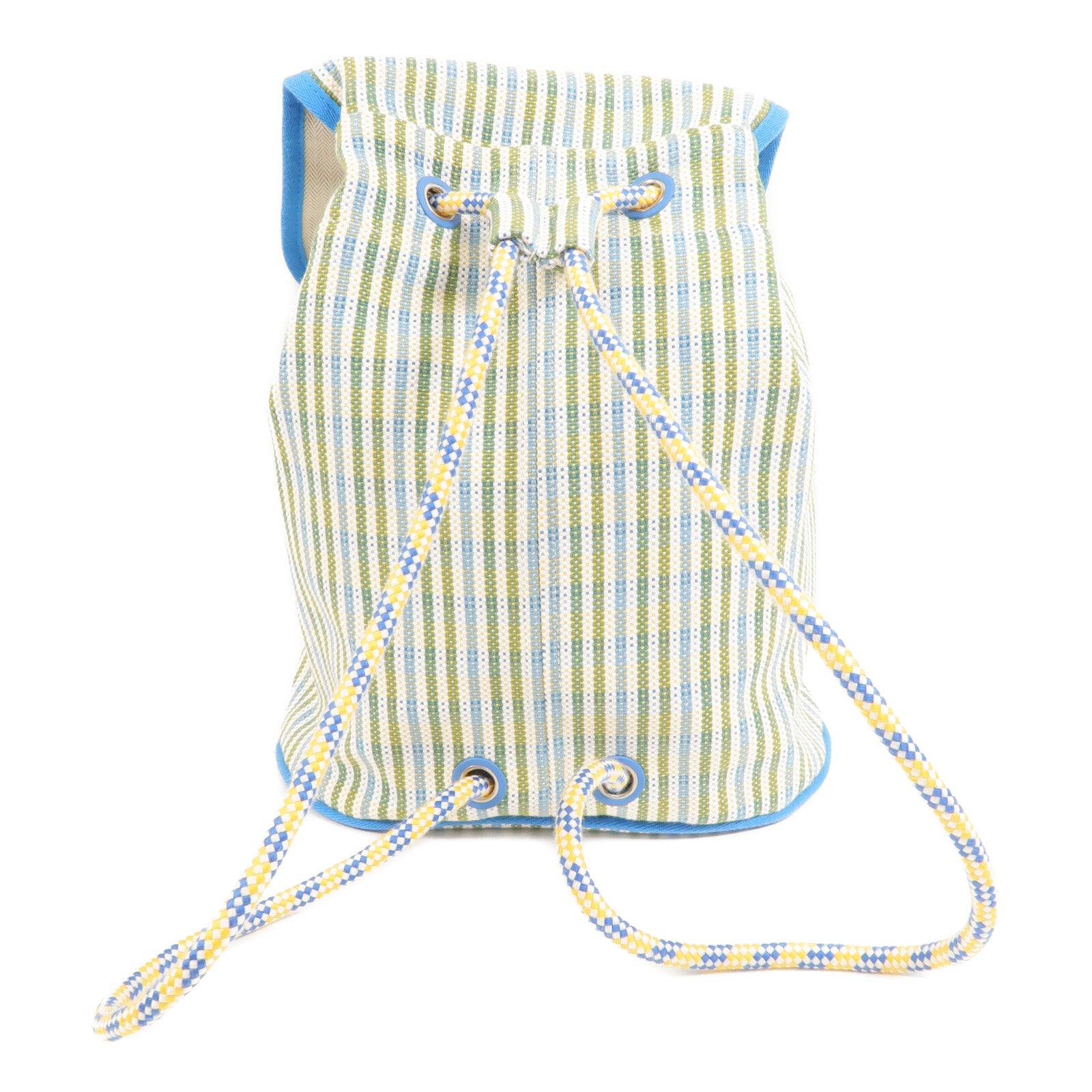 HERMES 帆布Nattes Backpack背包