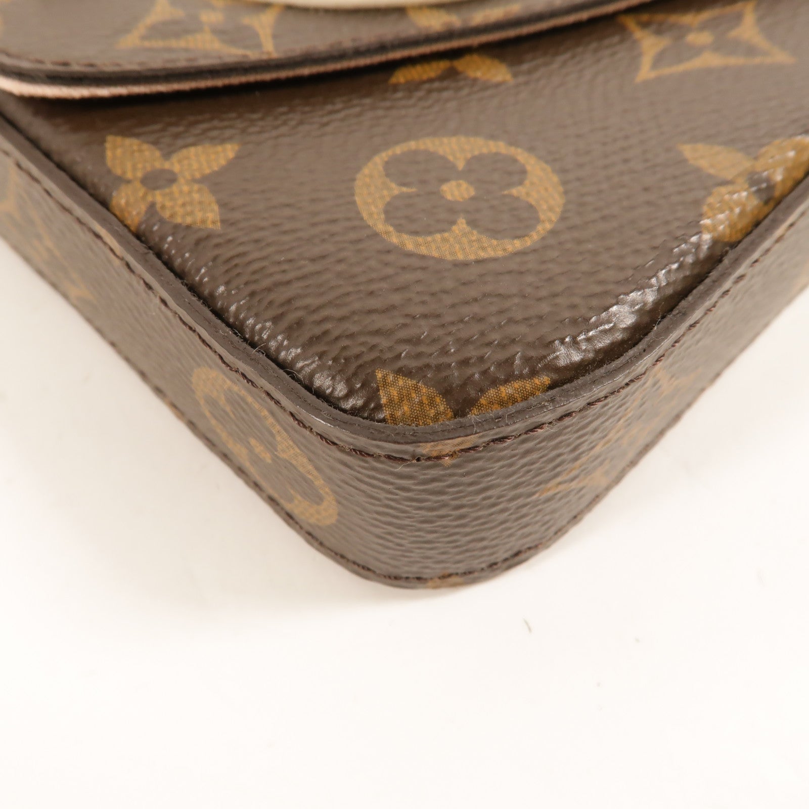 LOUIS VUITTON Monogram Lovely Birds Felicie Pochette金扣肩背袋