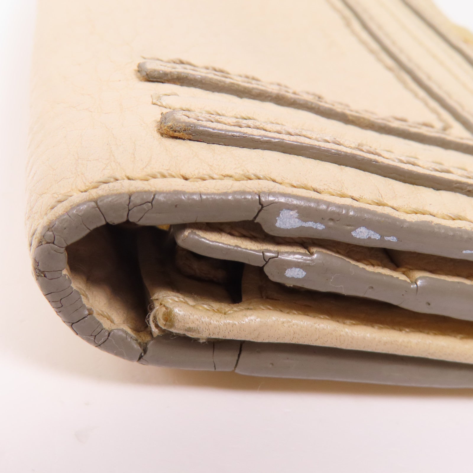 Chloe 牛皮皮革Wallet金扣錢包