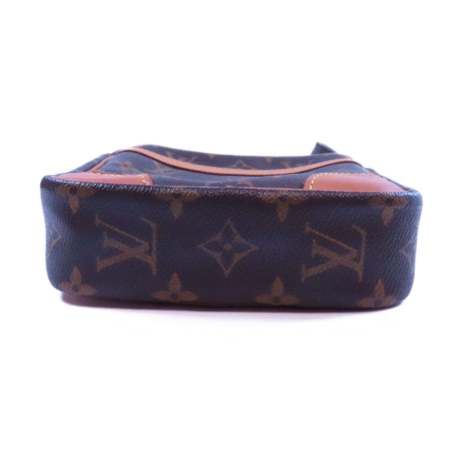 LOUIS VUITTON Monogram Danube金扣肩背袋啡色