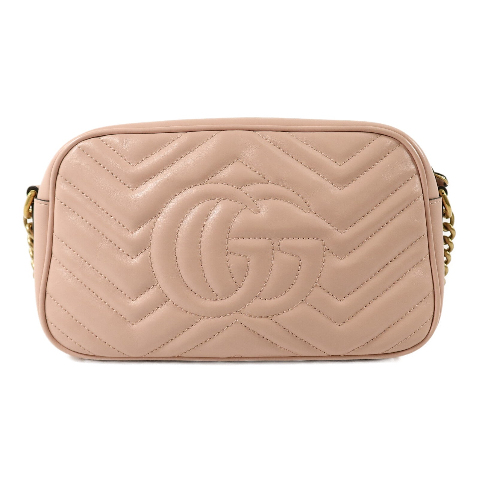 GUCCI 牛皮皮革GG Marmont肩背袋