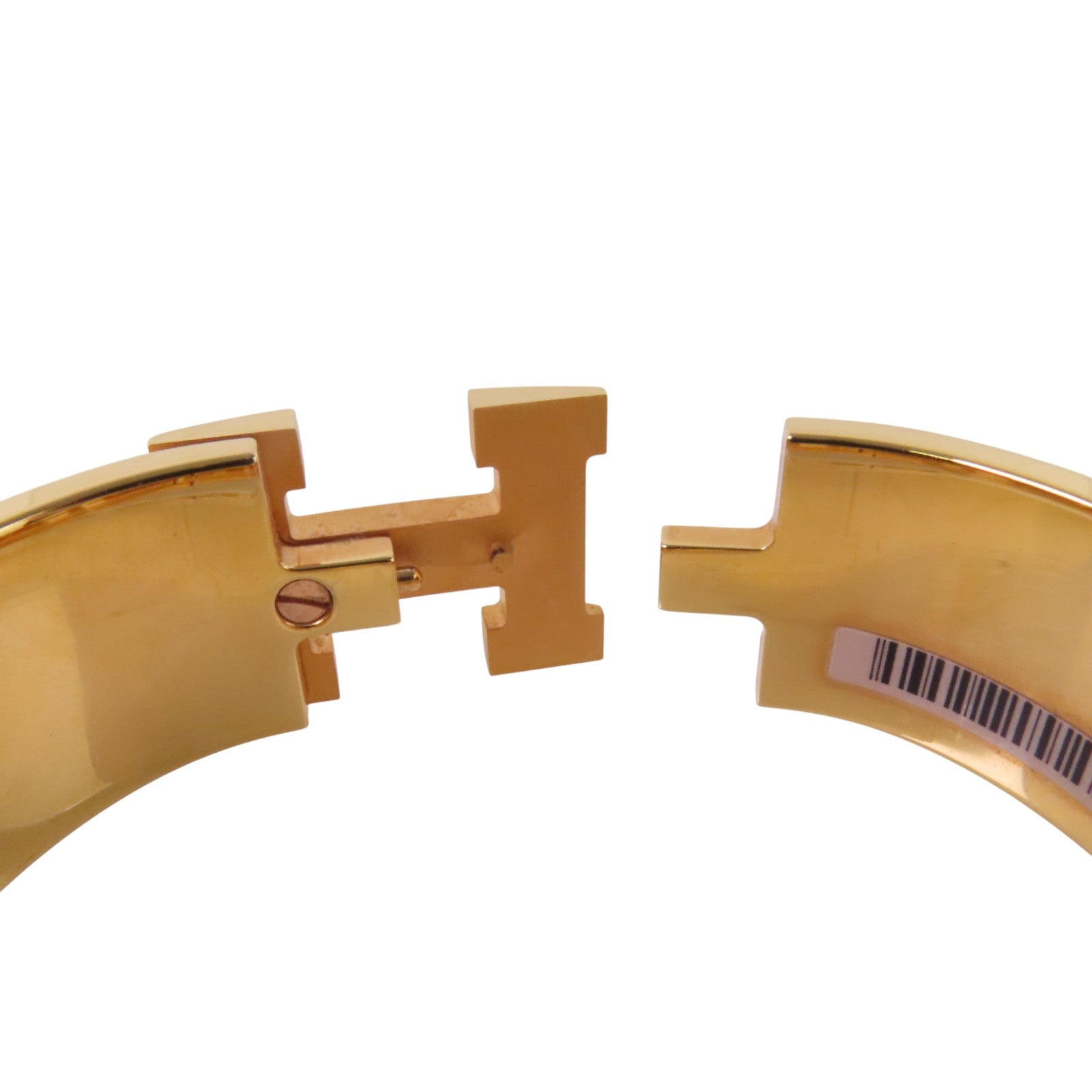 HERMES 金屬/琺瑯Clic Clac H Bracelet金扣手鐲