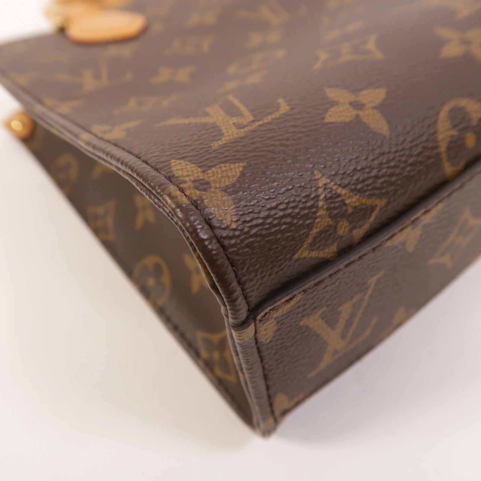LOUIS VUITTON Monogram Sac Plat BB手挽肩背兩用袋