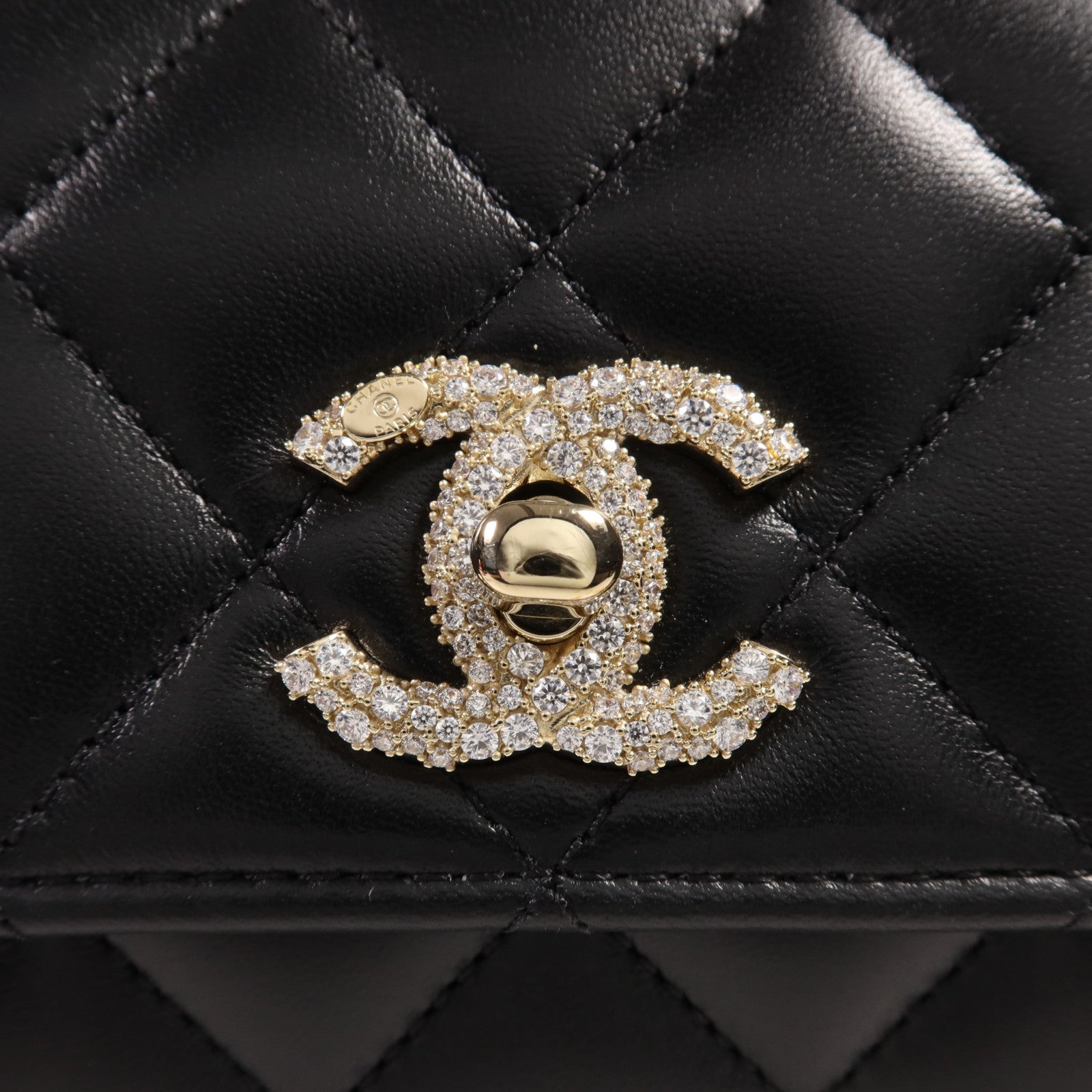 CHANEL 【激減優惠】羊皮皮革Trendy CC金扣手挽肩背兩用袋