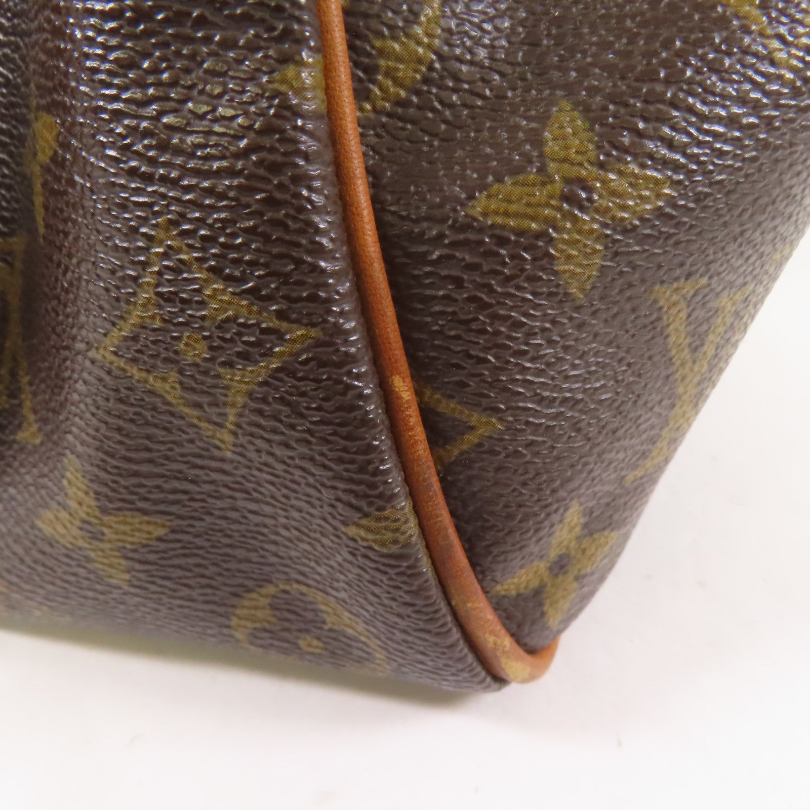 LOUIS VUITTON Monogram Tivoli PM金扣手挽袋啡色