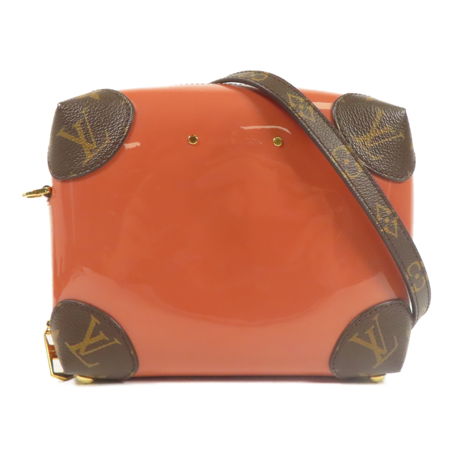 LOUIS VUITTON 漆皮皮革Venice金扣肩背袋