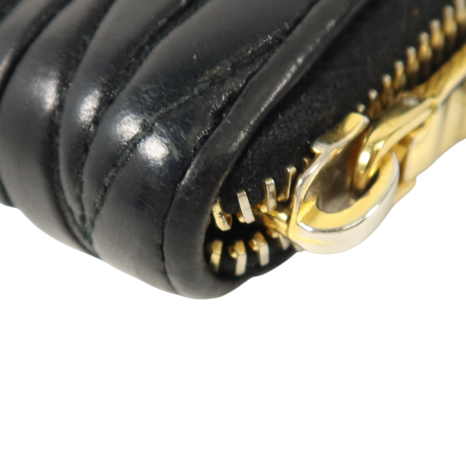 Miu Miu 羊皮皮革Zipper Long Wallet金扣長錢包