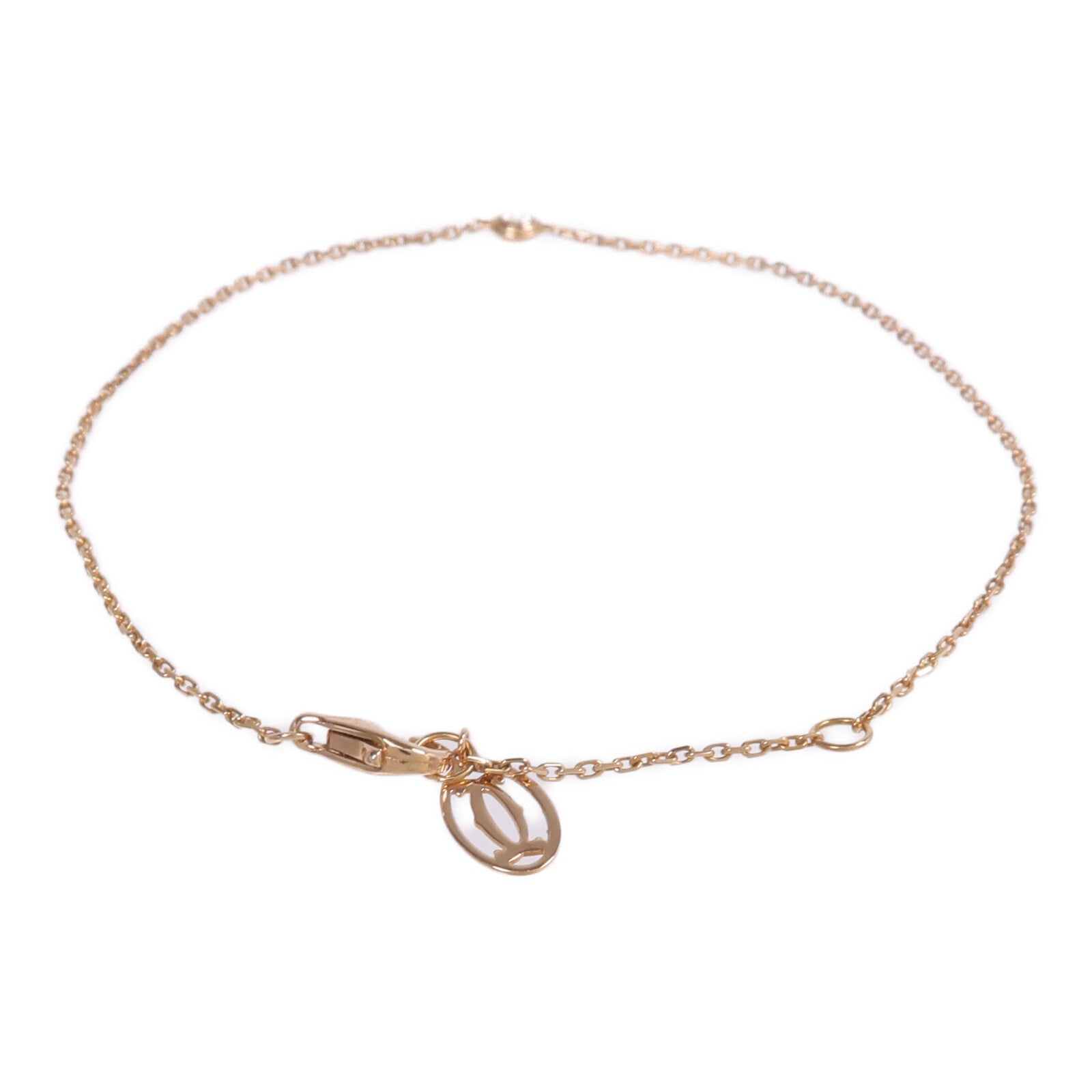 CARTIER 18K玫瑰金d'Amour Bracelet Diamond鑽石手鏈