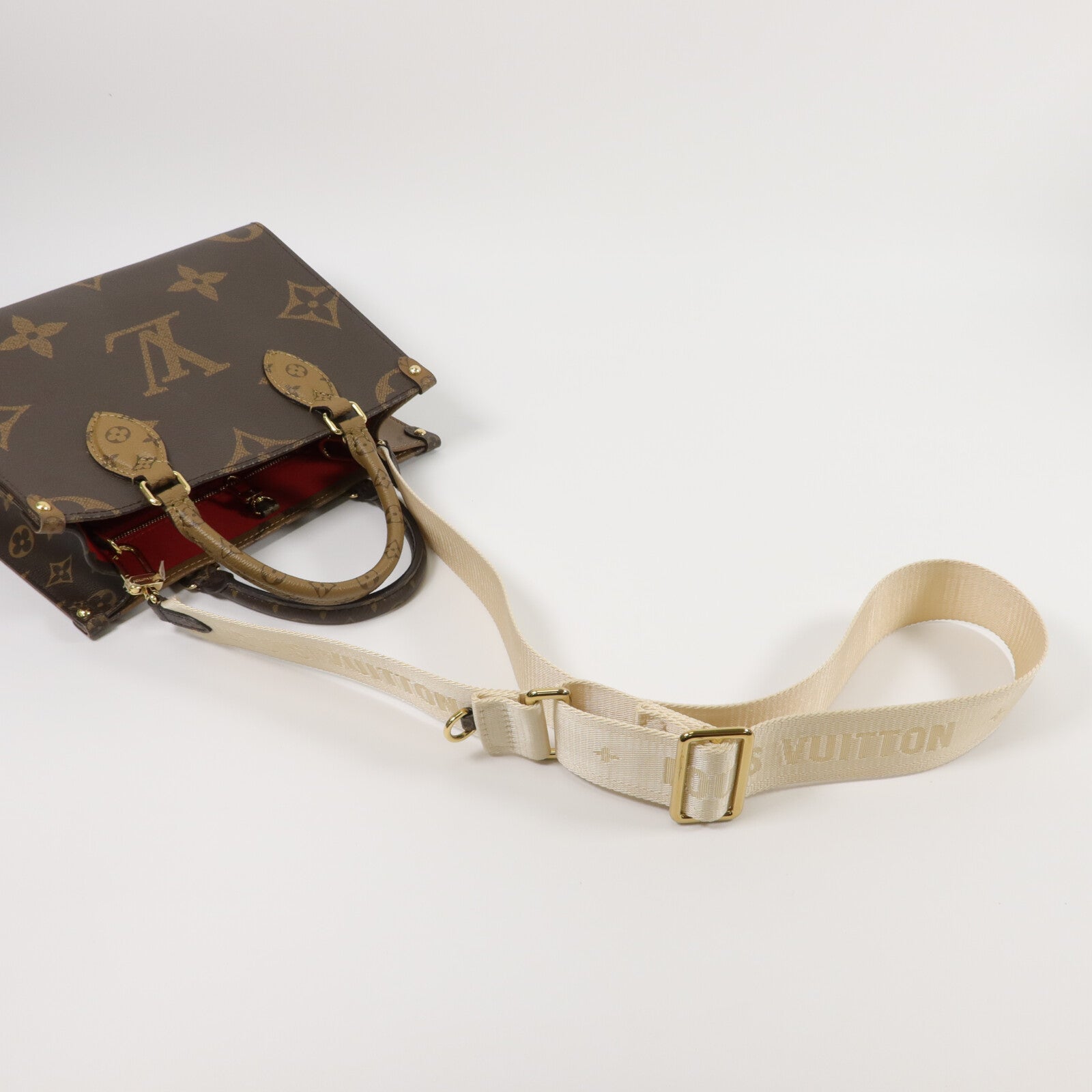LOUIS VUITTON Monogram Giant OnTheGo PM手挽肩背兩用袋
