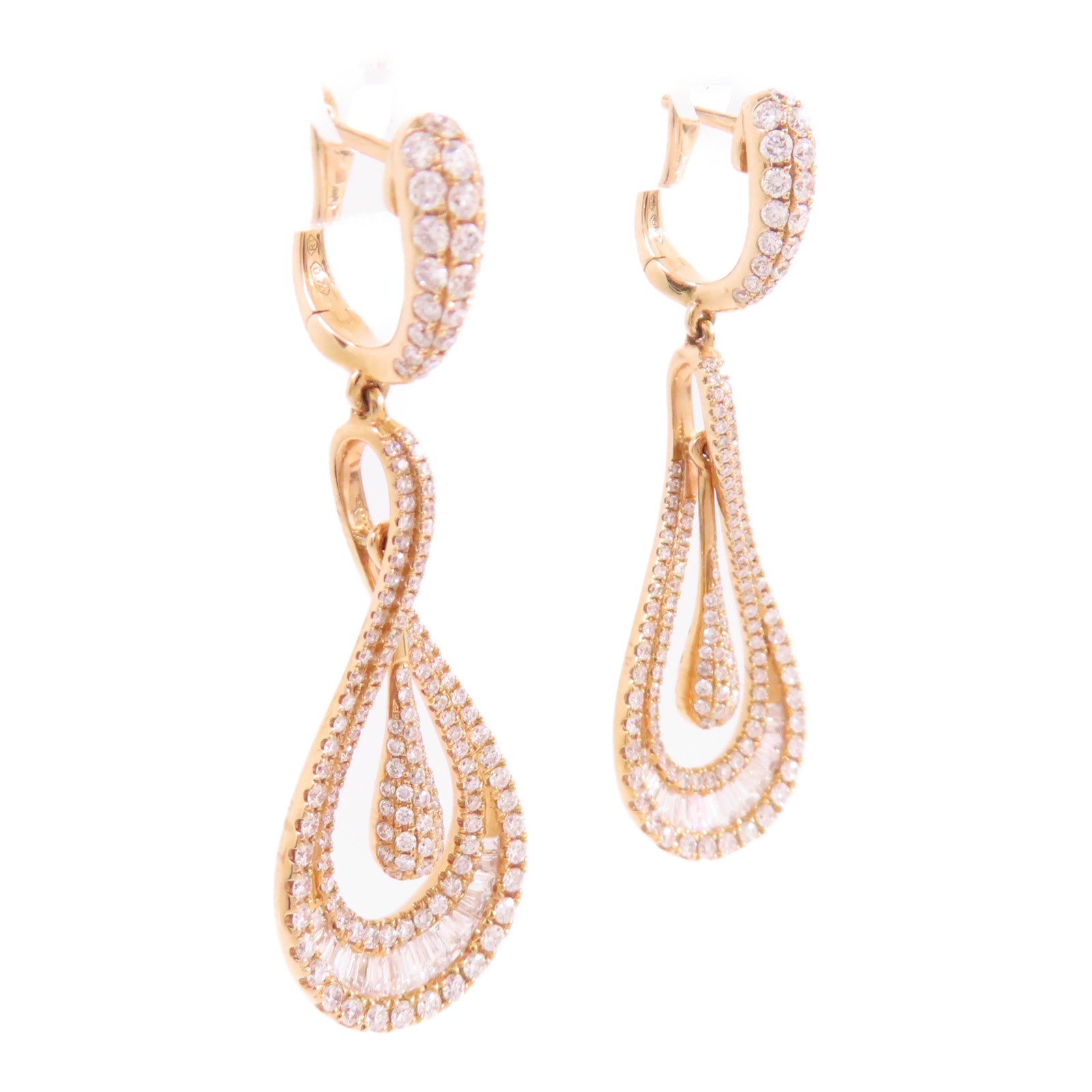 JEWELRY 【激減優惠】18K玫瑰金/鑽石Diamond Earrings耳環