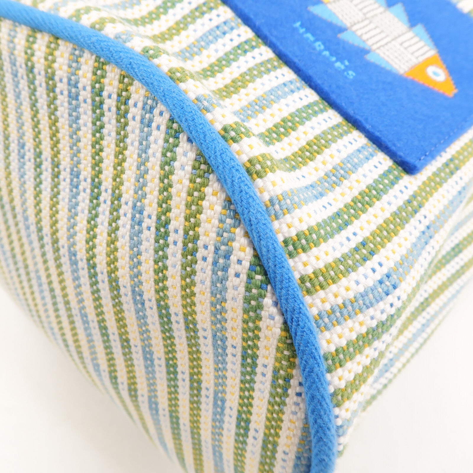 HERMES 帆布Nattes Backpack背包