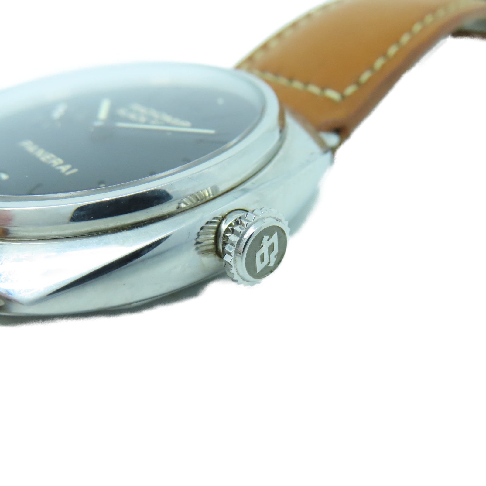 PANERAI Radiomir不鏽鋼/皮革手錶黑色#20cm