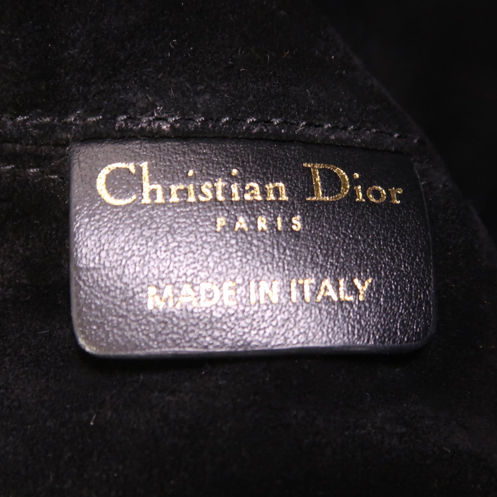 Dior Tweed/皮革Toujours Medium金扣肩背袋