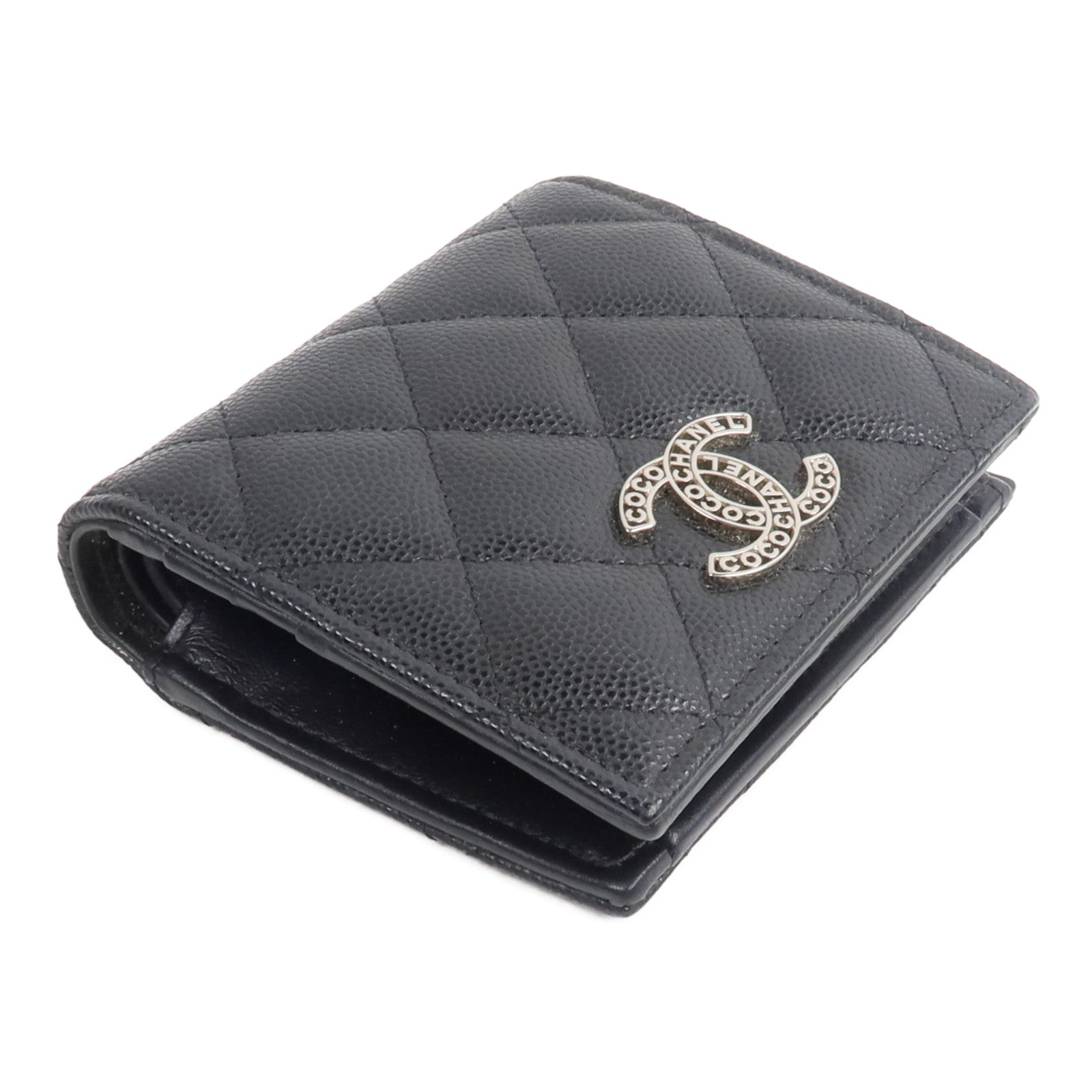 CHANEL 牛皮皮革Fold Wallet錢包