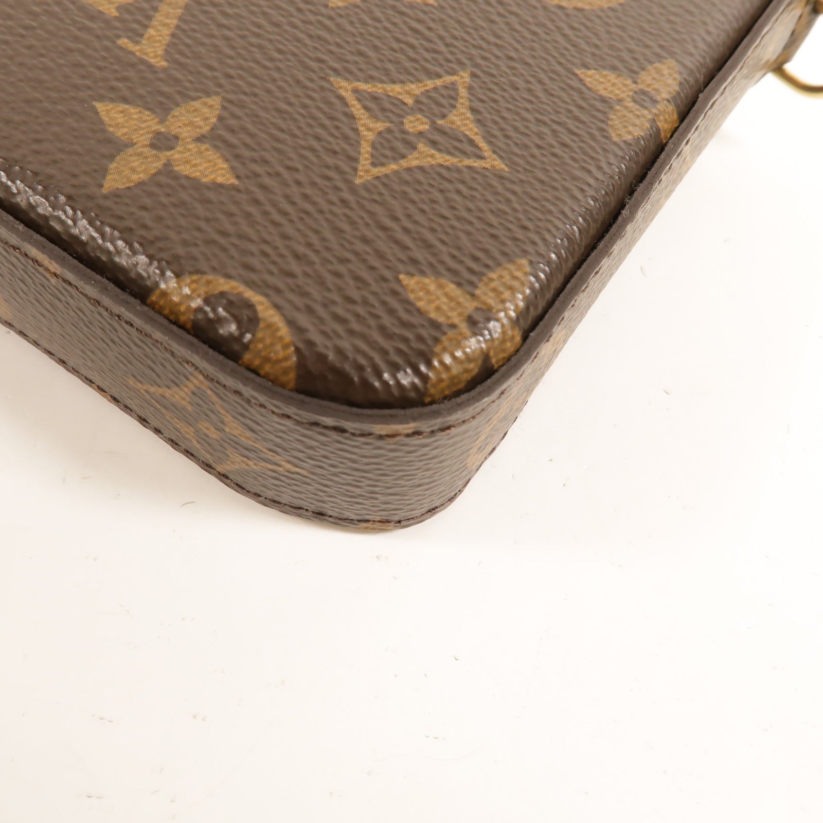 LOUIS VUITTON Monogram Lovely Birds Felicie Pochette金扣肩背袋