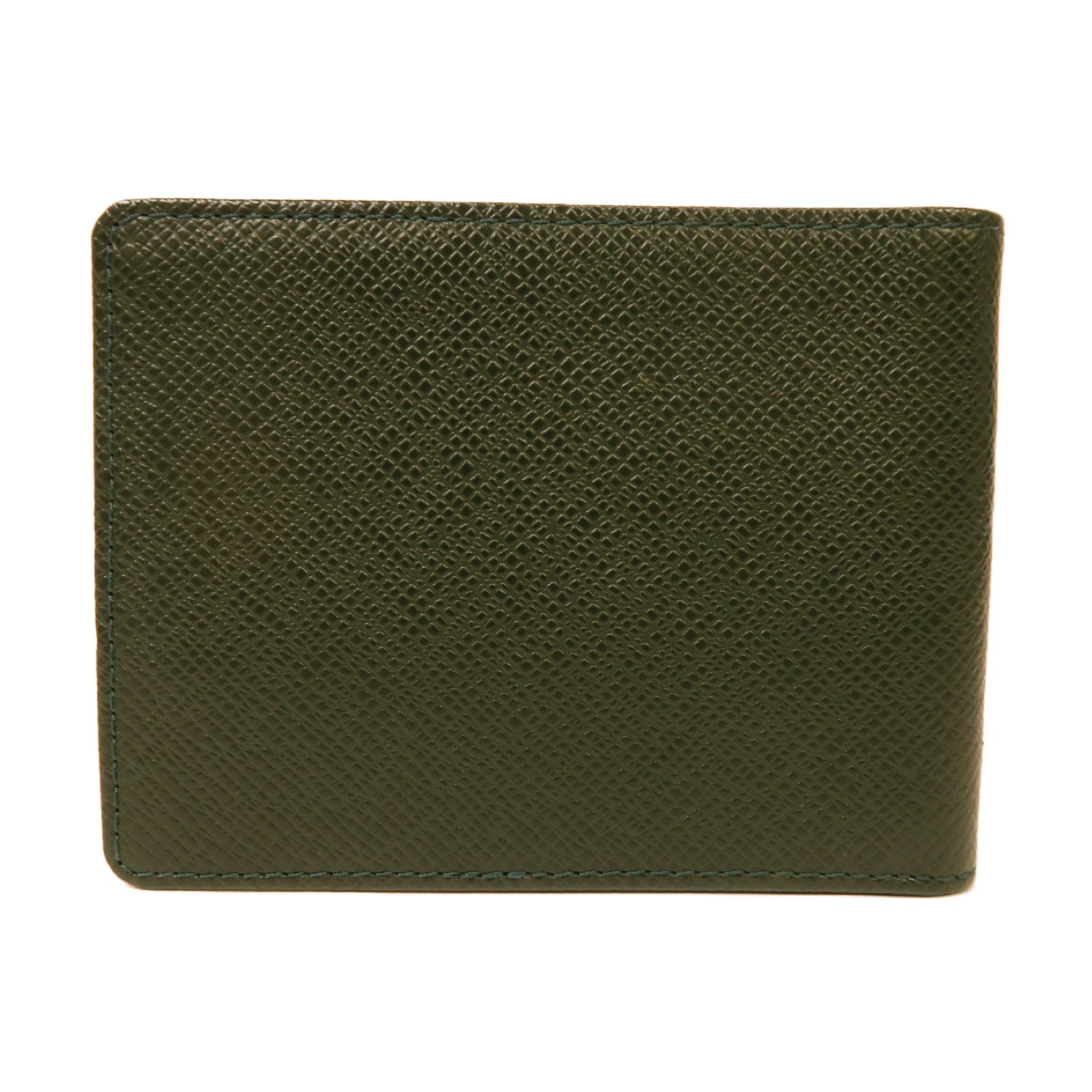 LOUIS VUITTON Taiga Porte Billets 3 Voler折疊錢包綠色