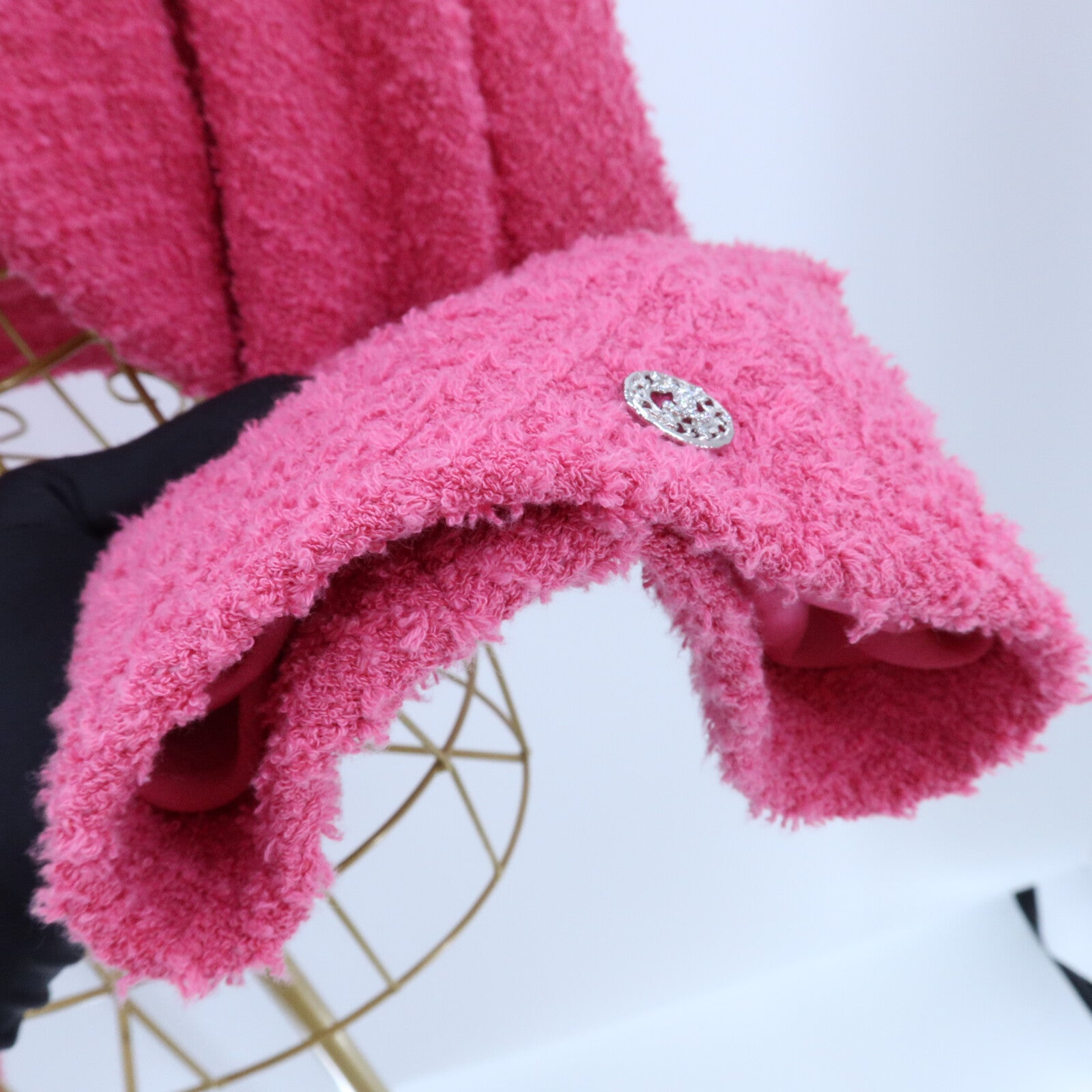 CHANEL Cotton/Polyamide Collarless Jacket外套