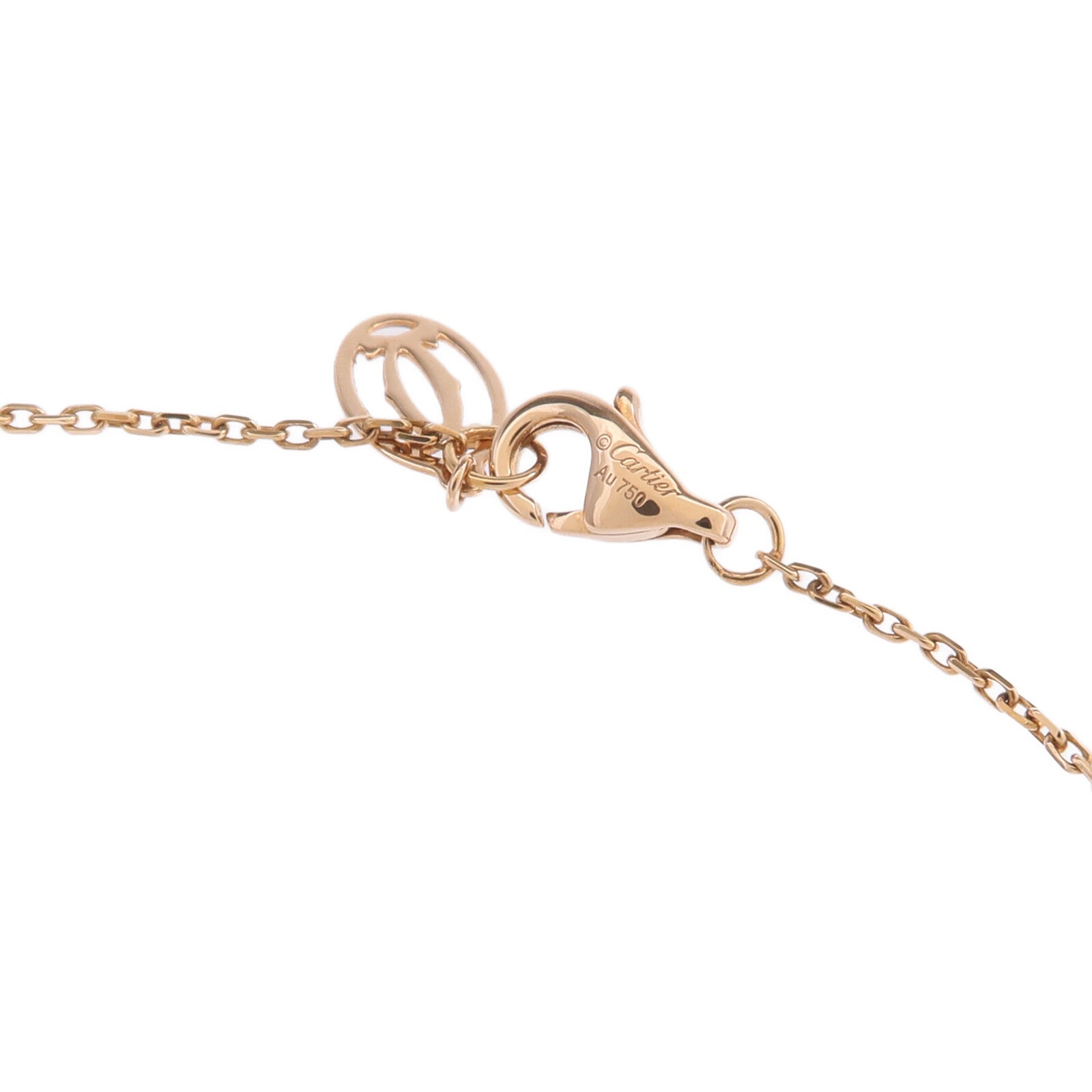 CARTIER 18K玫瑰金d'Amour Bracelet Diamond鑽石手鏈