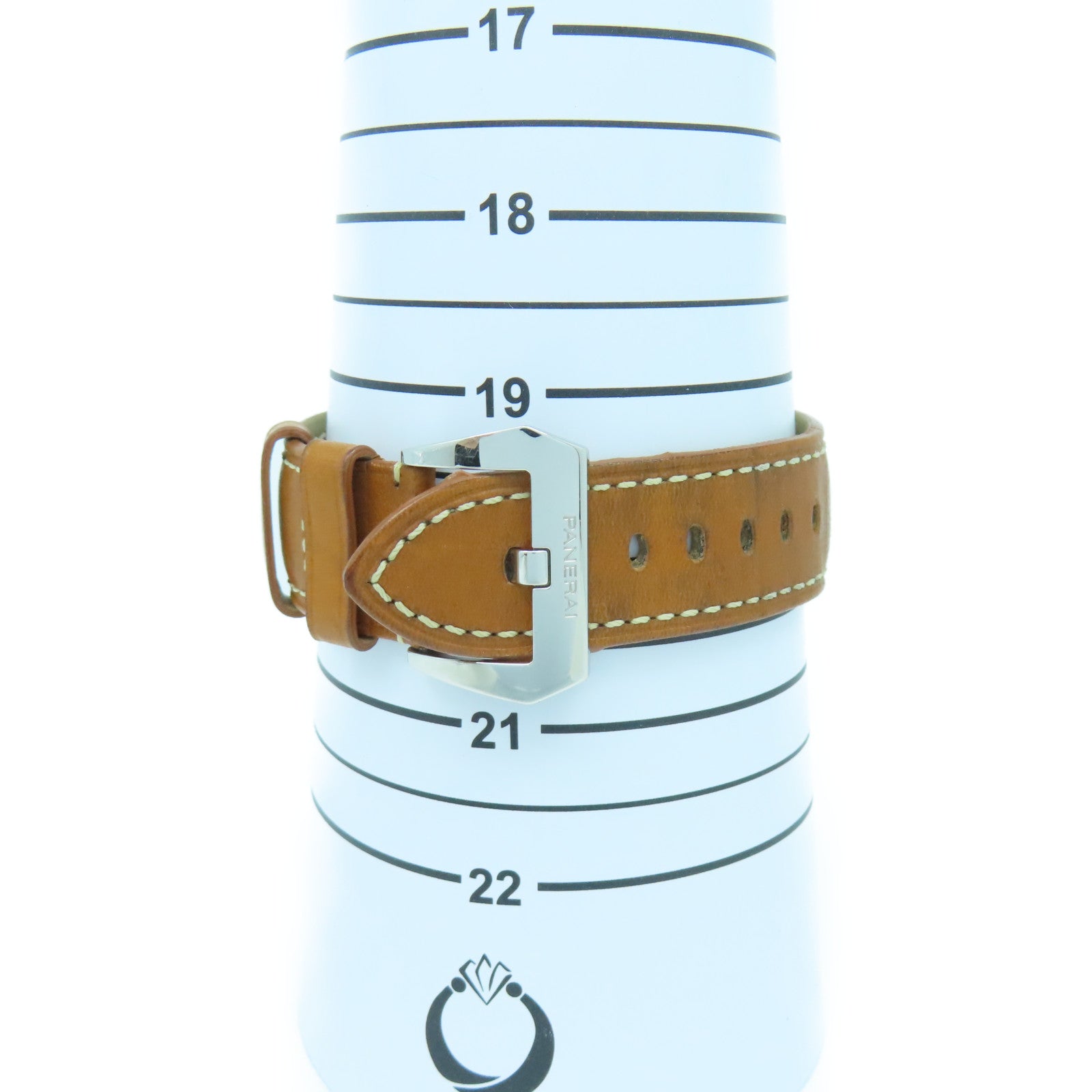 PANERAI Radiomir不鏽鋼/皮革手錶黑色#20cm