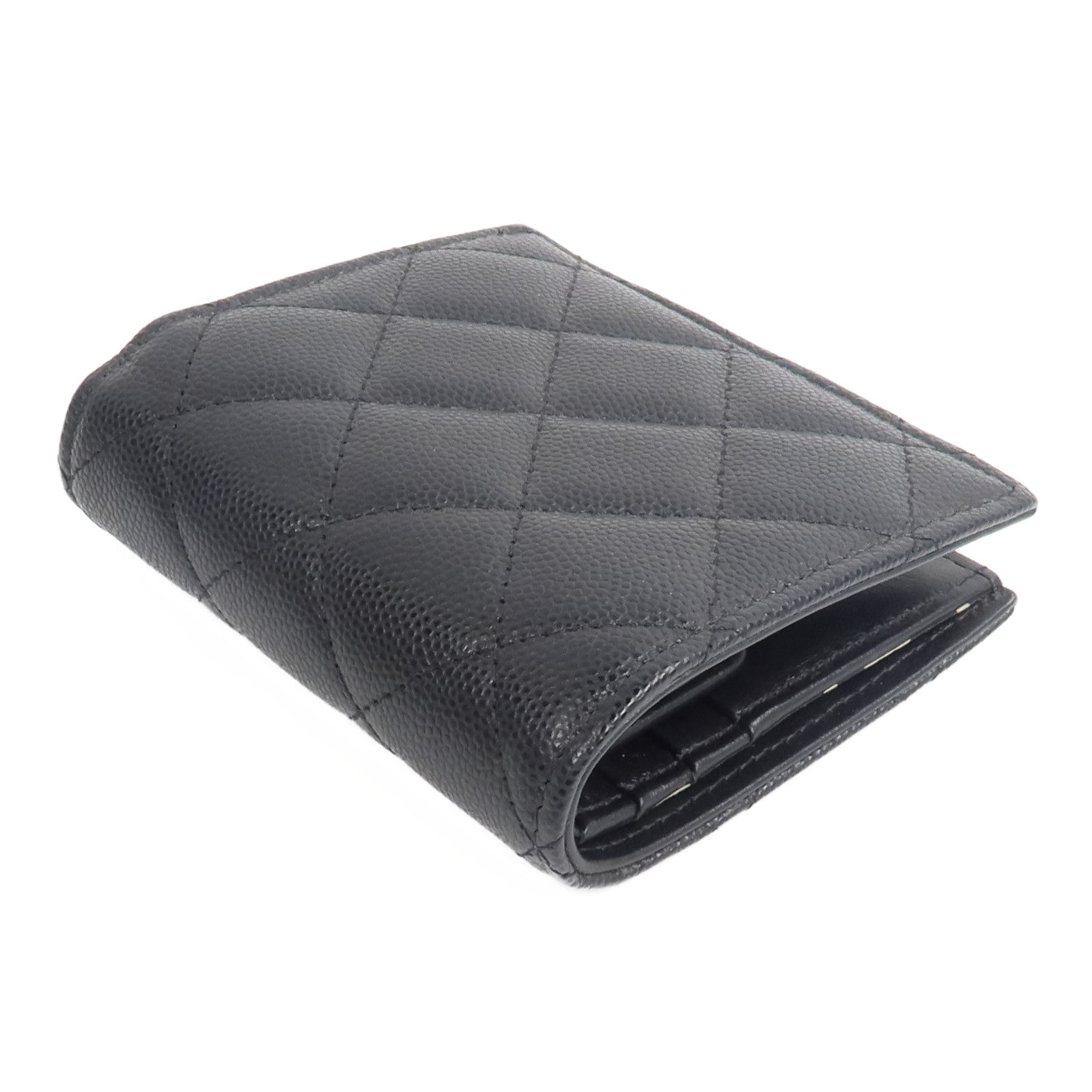 CHANEL 牛皮皮革Fold Wallet錢包