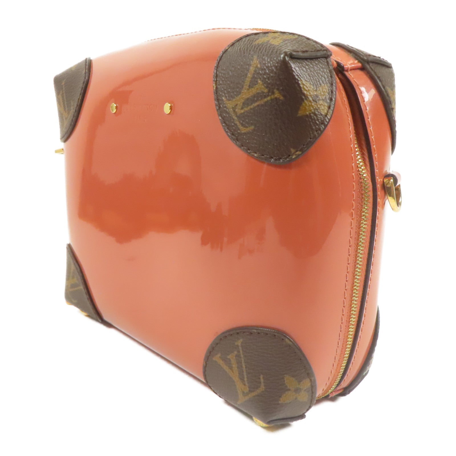 LOUIS VUITTON 漆皮皮革Venice金扣肩背袋