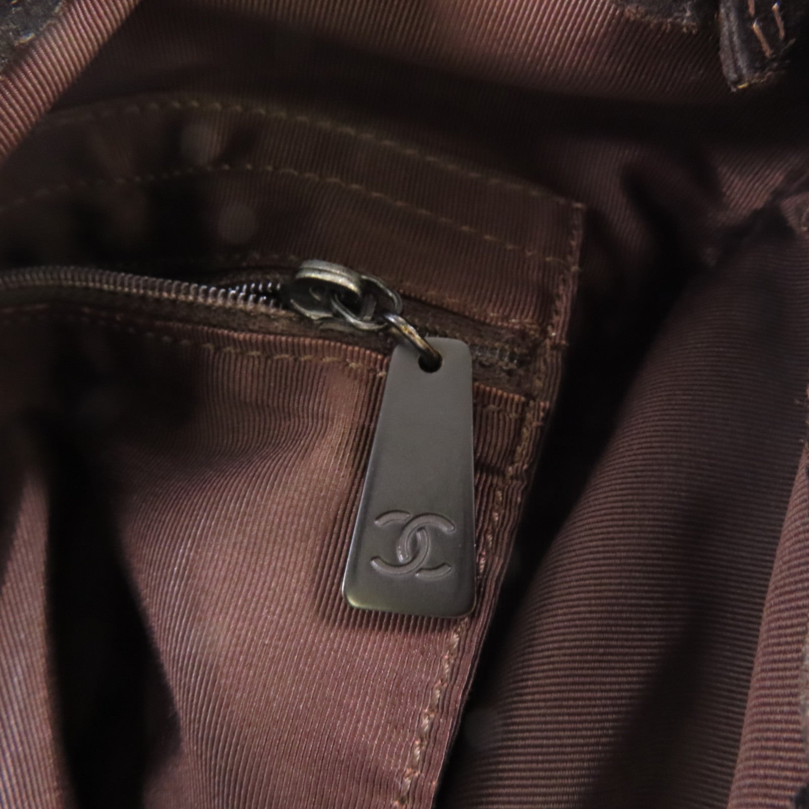 CHANEL 麂皮皮革Shoulder Bag肩背袋