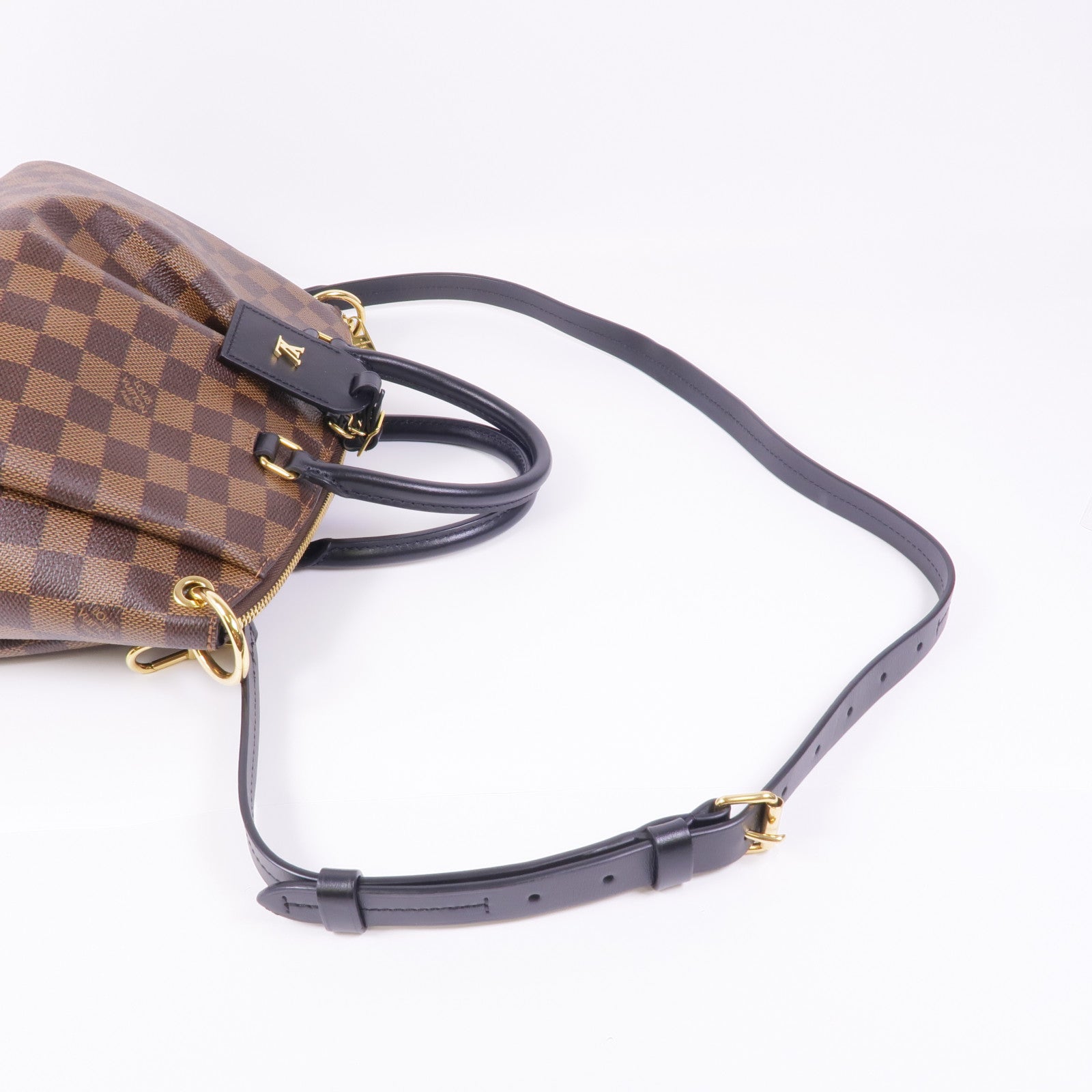LOUIS VUITTON Damier Odeon Tote PM金扣手挽肩背兩用袋