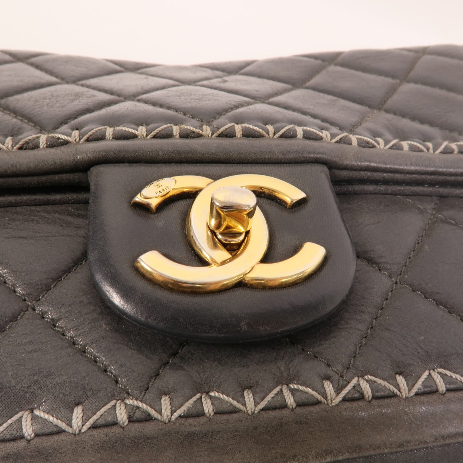 CHANEL 牛皮皮革Chain Shoulder肩背袋