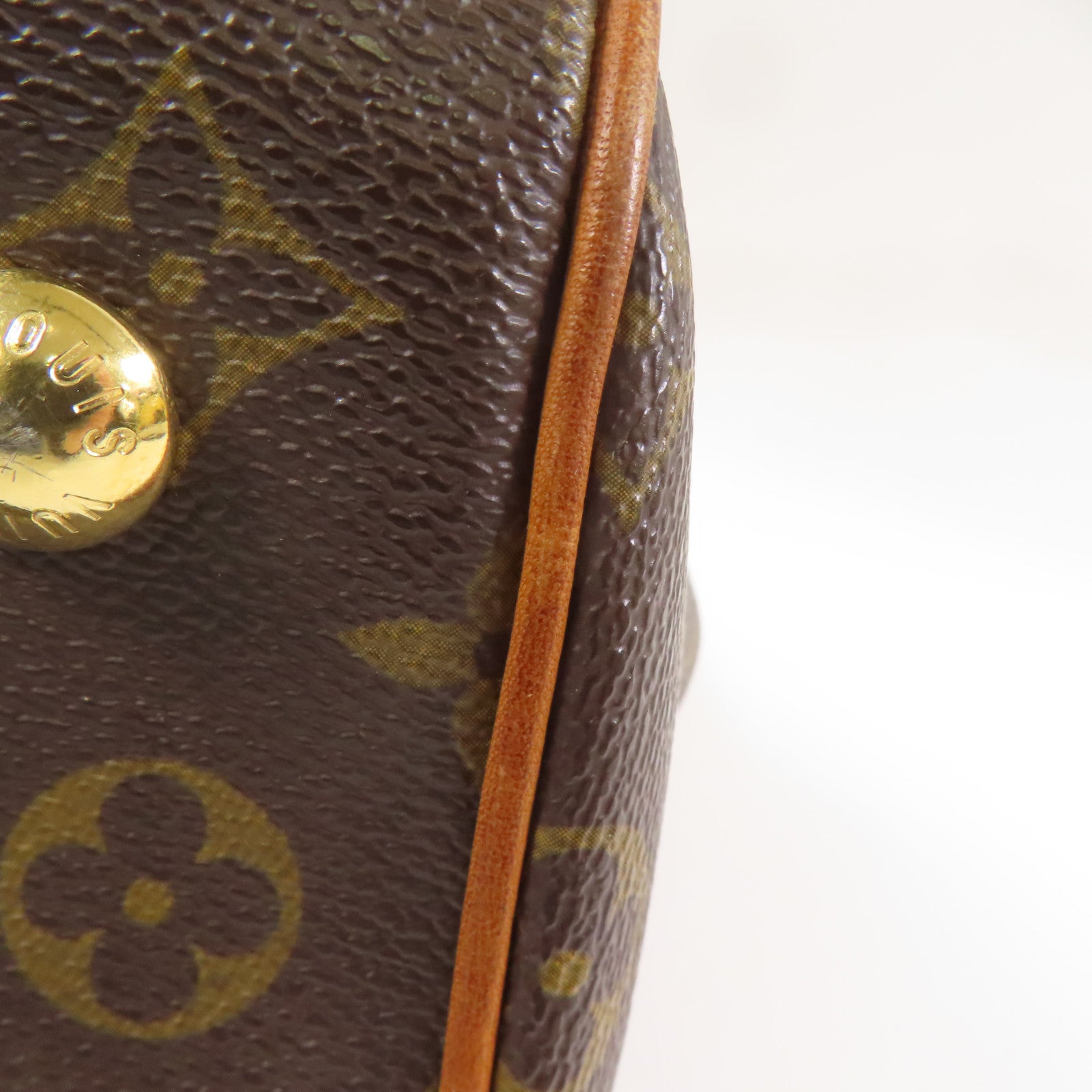 LOUIS VUITTON Monogram Tivoli PM金扣手挽袋啡色