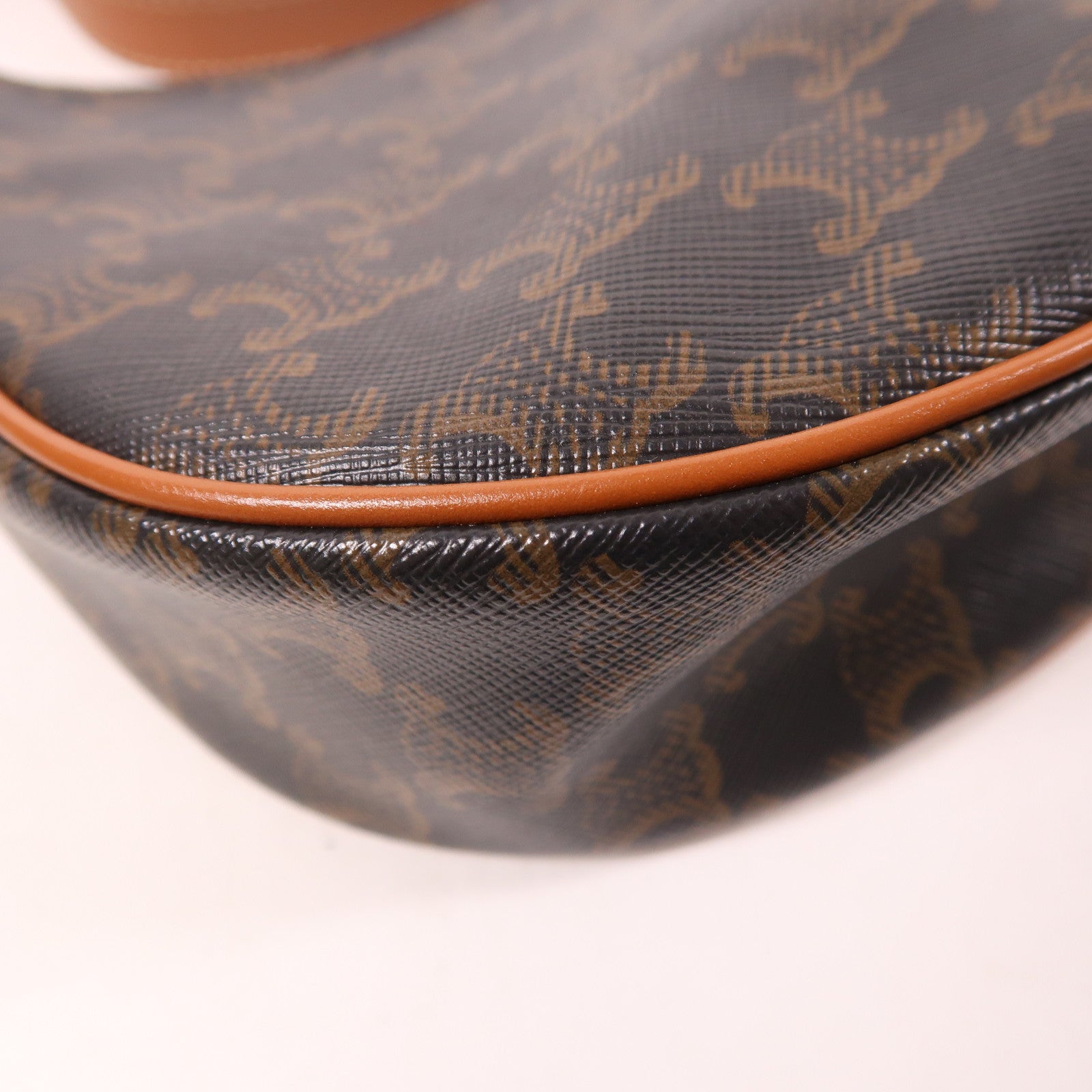 CELINE 塗層帆布Ava金扣肩背袋