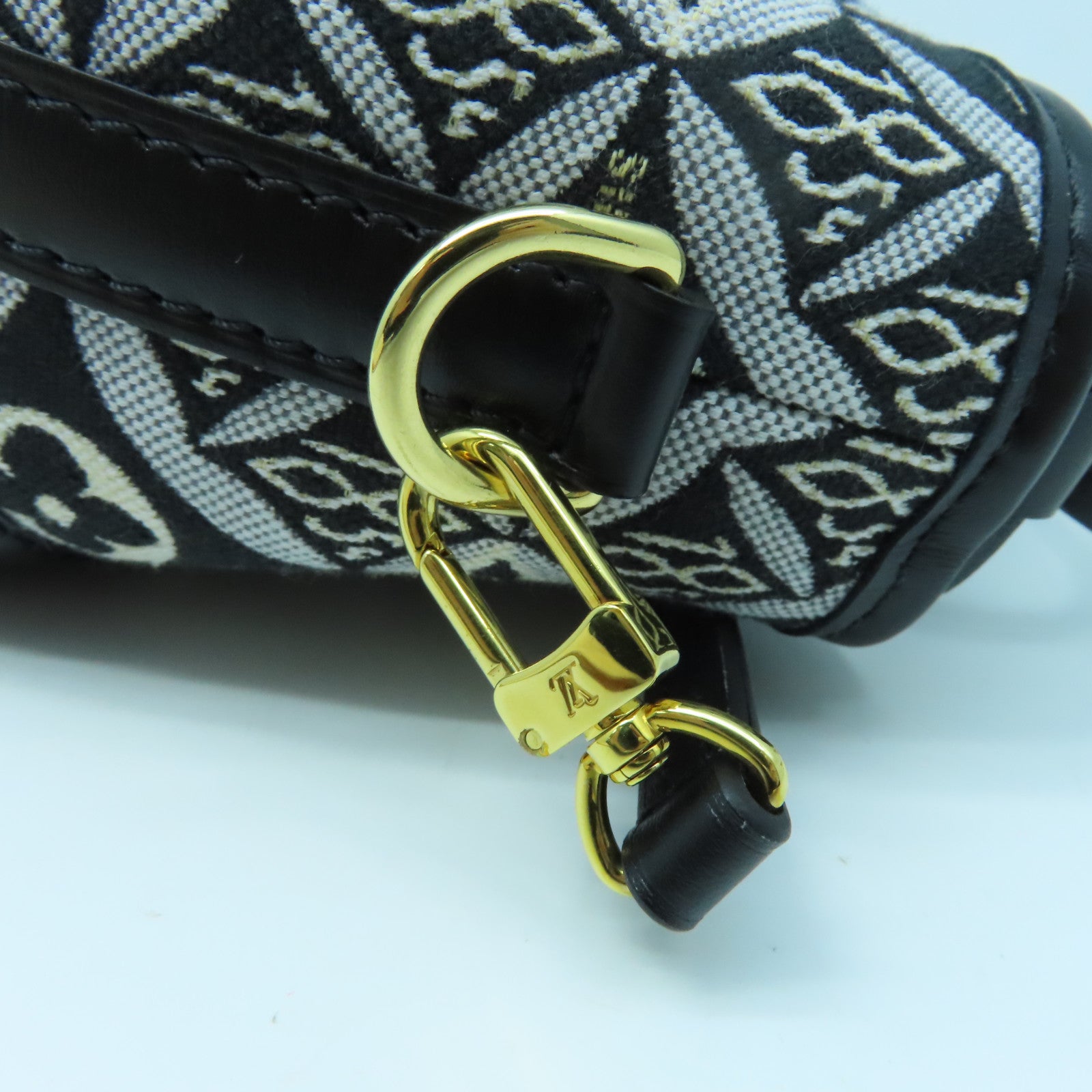 LOUIS VUITTON 【清倉大減價】Jacquard Since 1854 Noe Purse Shoulder Bag金扣肩背袋黑色