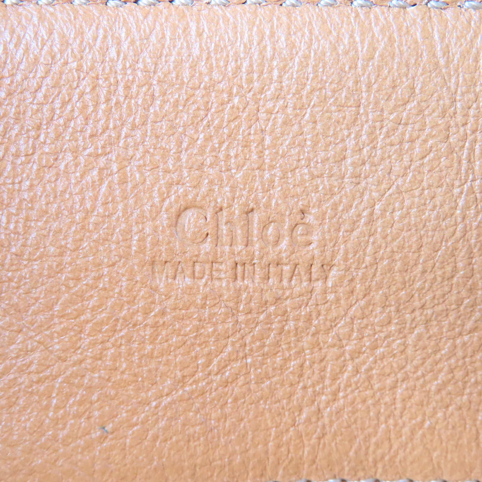 Chloe 【激減優惠】牛皮皮革Shoulder Tote Bag金扣肩背袋啡色