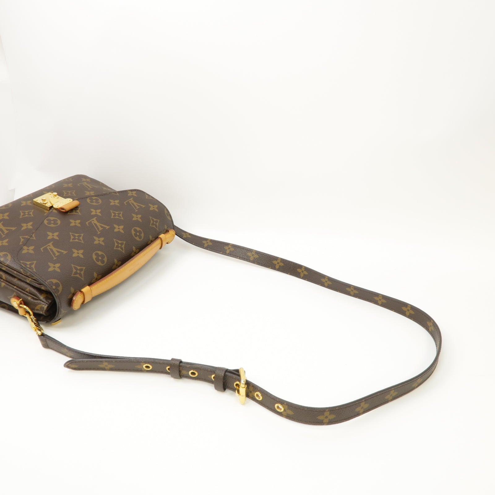 LOUIS VUITTON 【激減優惠】Monogram Metis手挽肩背兩用袋金扣棕色