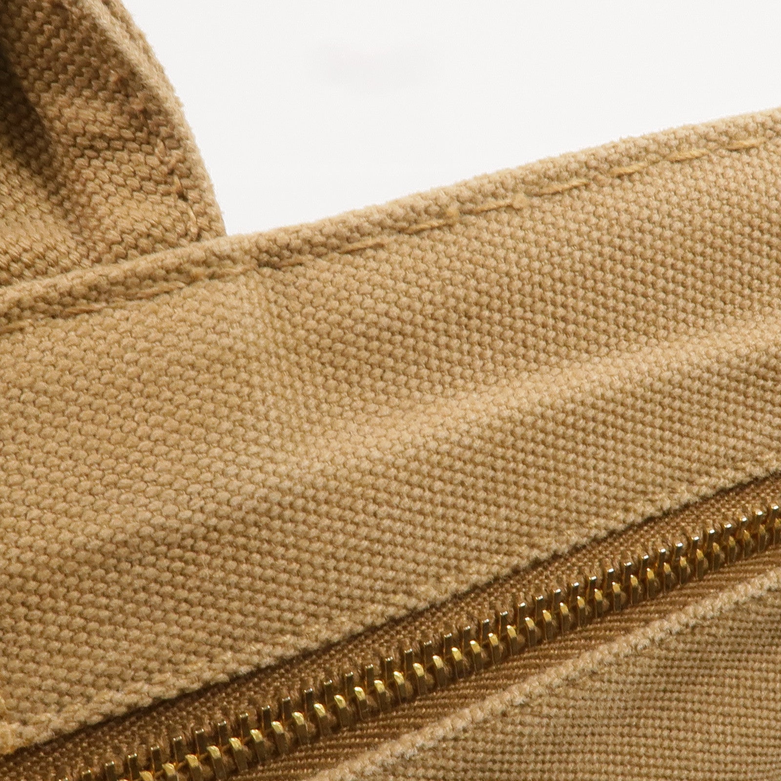 PRADA 帆布Prada Canapa Tote Bag金扣手挽肩背兩用袋