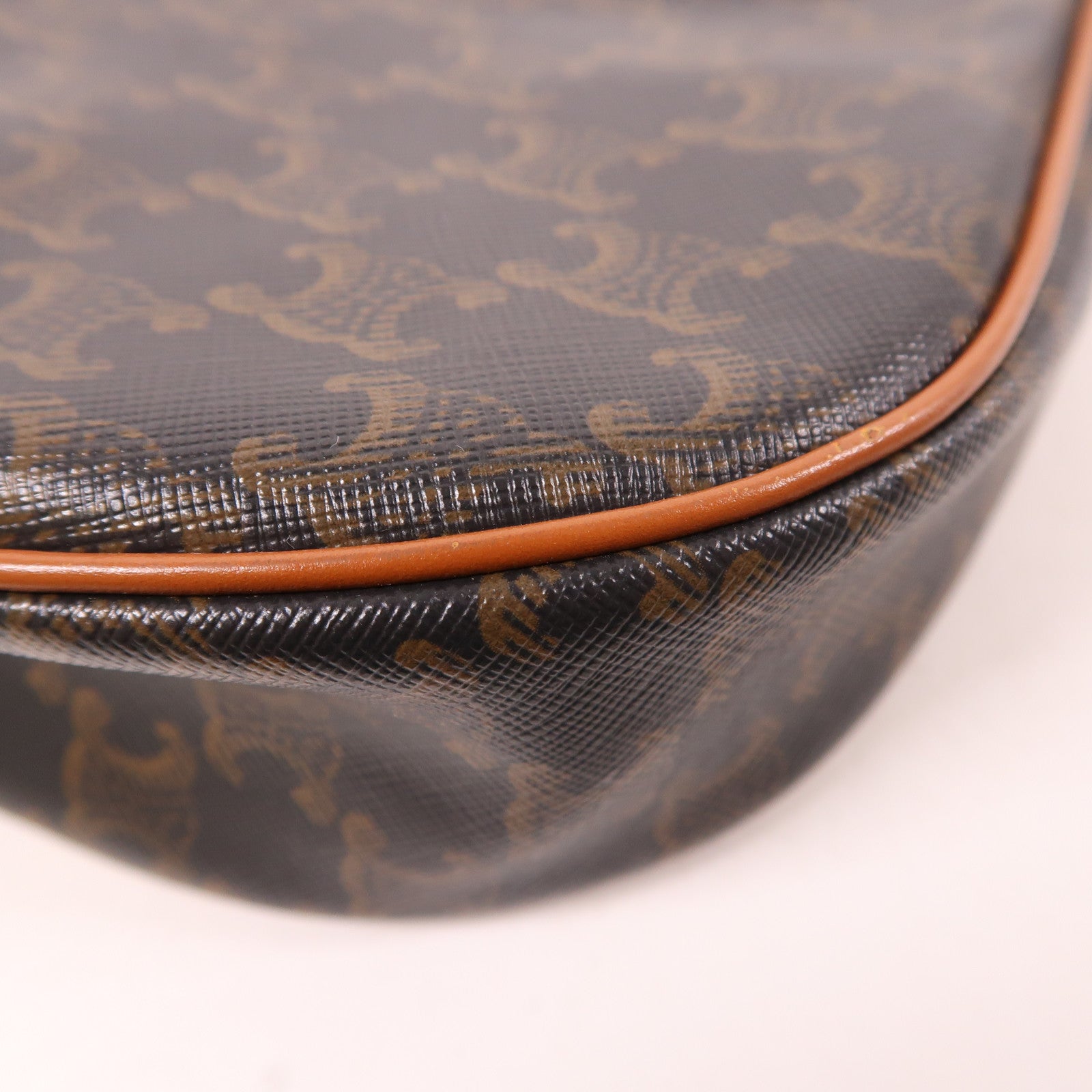 CELINE 塗層帆布Ava金扣肩背袋