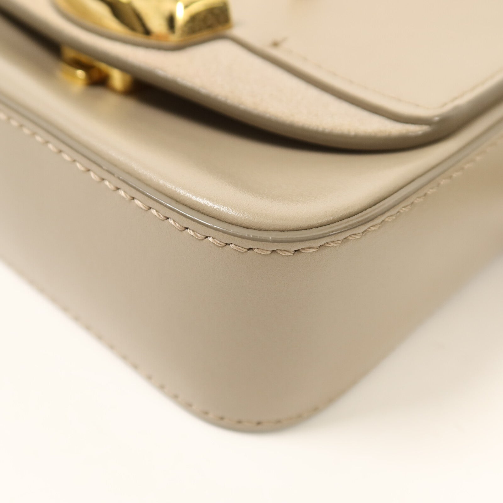 Chloe 牛皮皮革C Bag金扣手挽肩背兩用袋