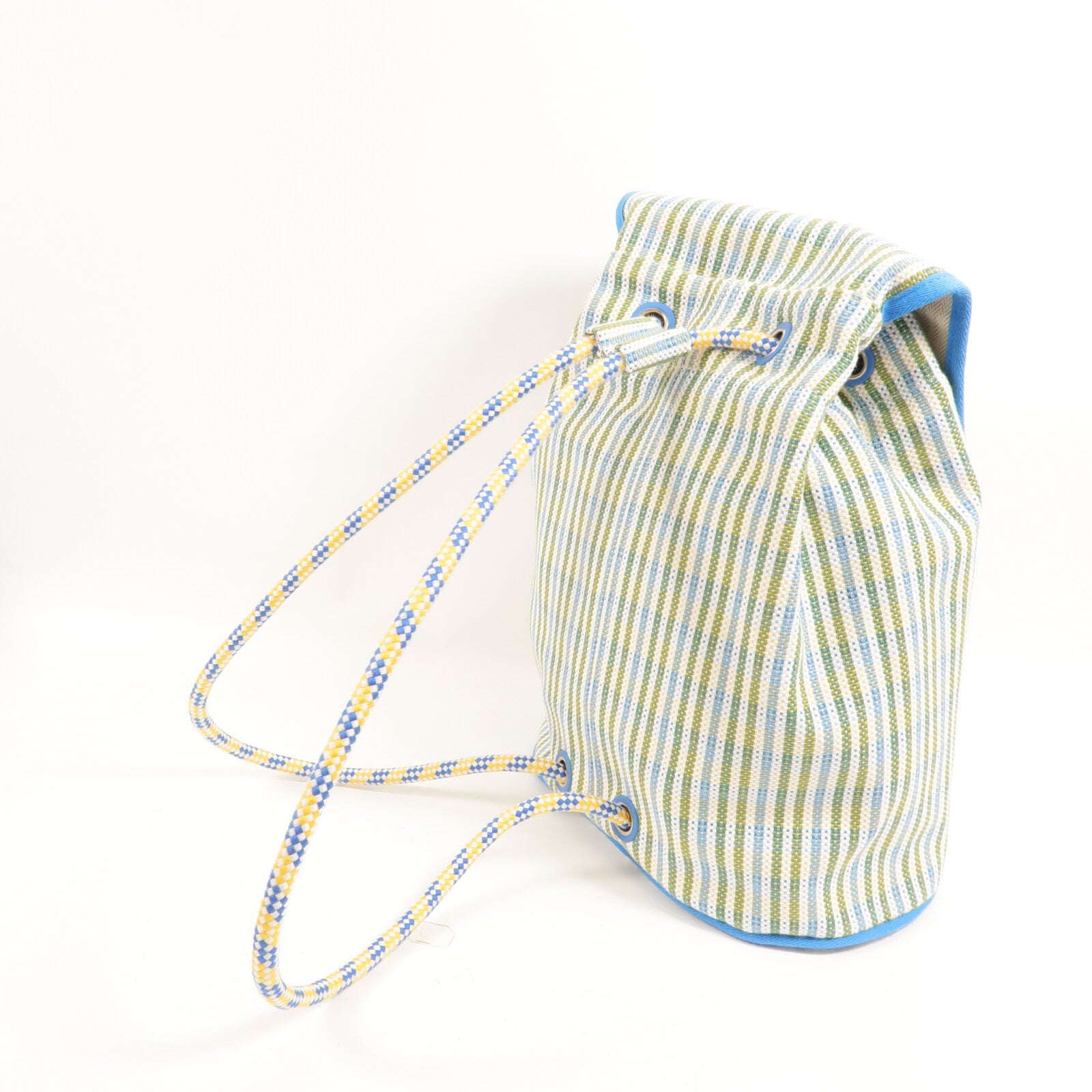 HERMES 帆布Nattes Backpack背包