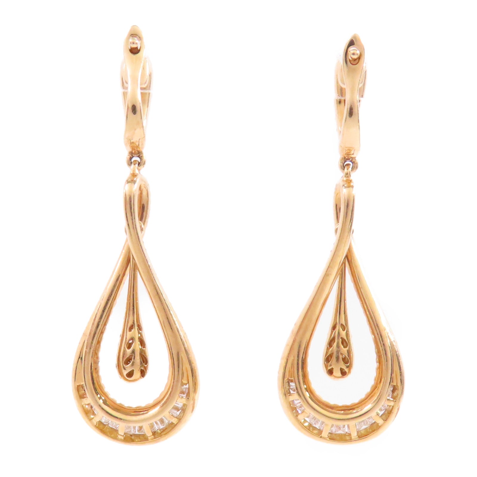 JEWELRY 【激減優惠】18K玫瑰金/鑽石Diamond Earrings耳環
