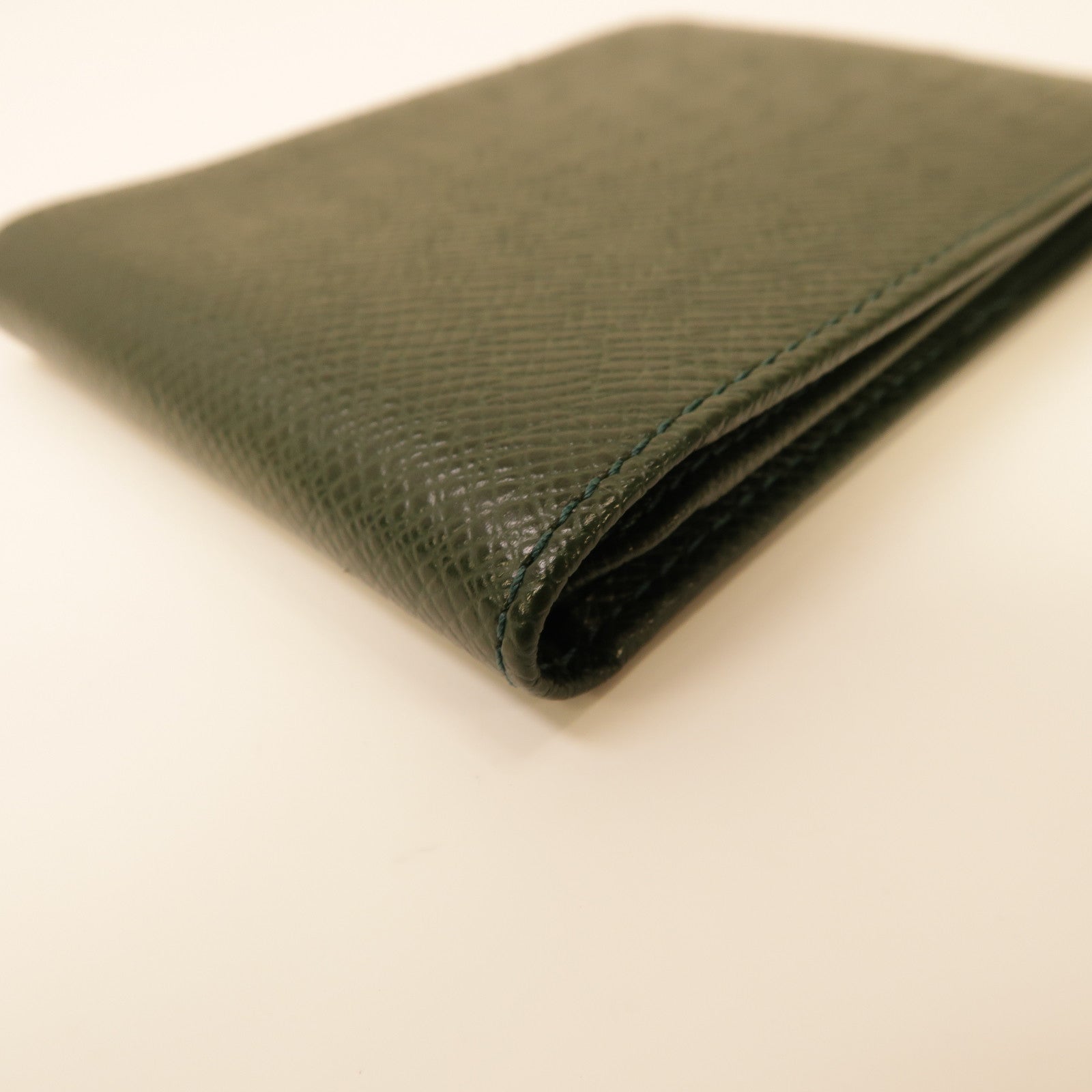LOUIS VUITTON Taiga Porte Billets 3 Voler折疊錢包綠色