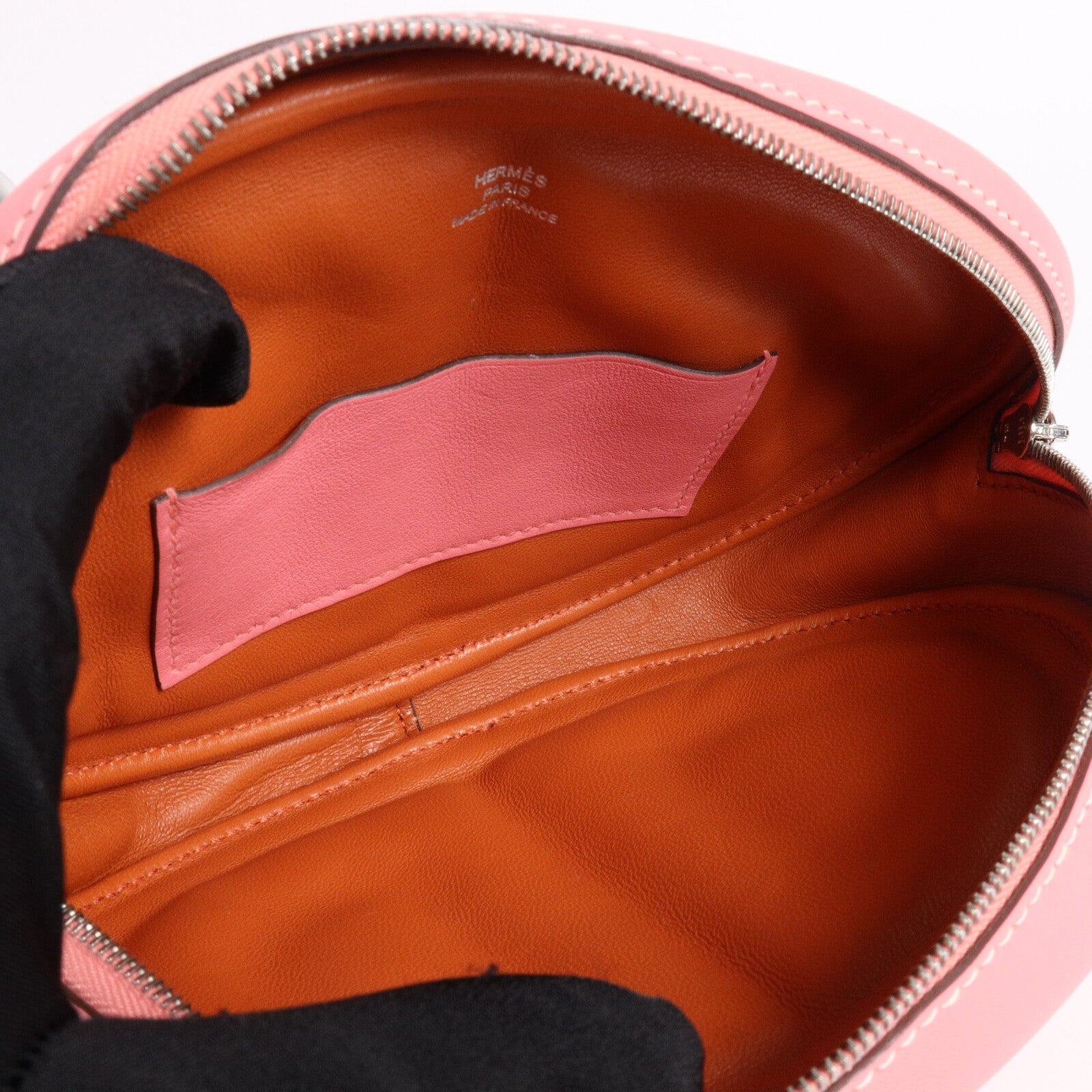 HERMES Swift皮革In The Loop Belt Bag肩背袋Rose D Ete