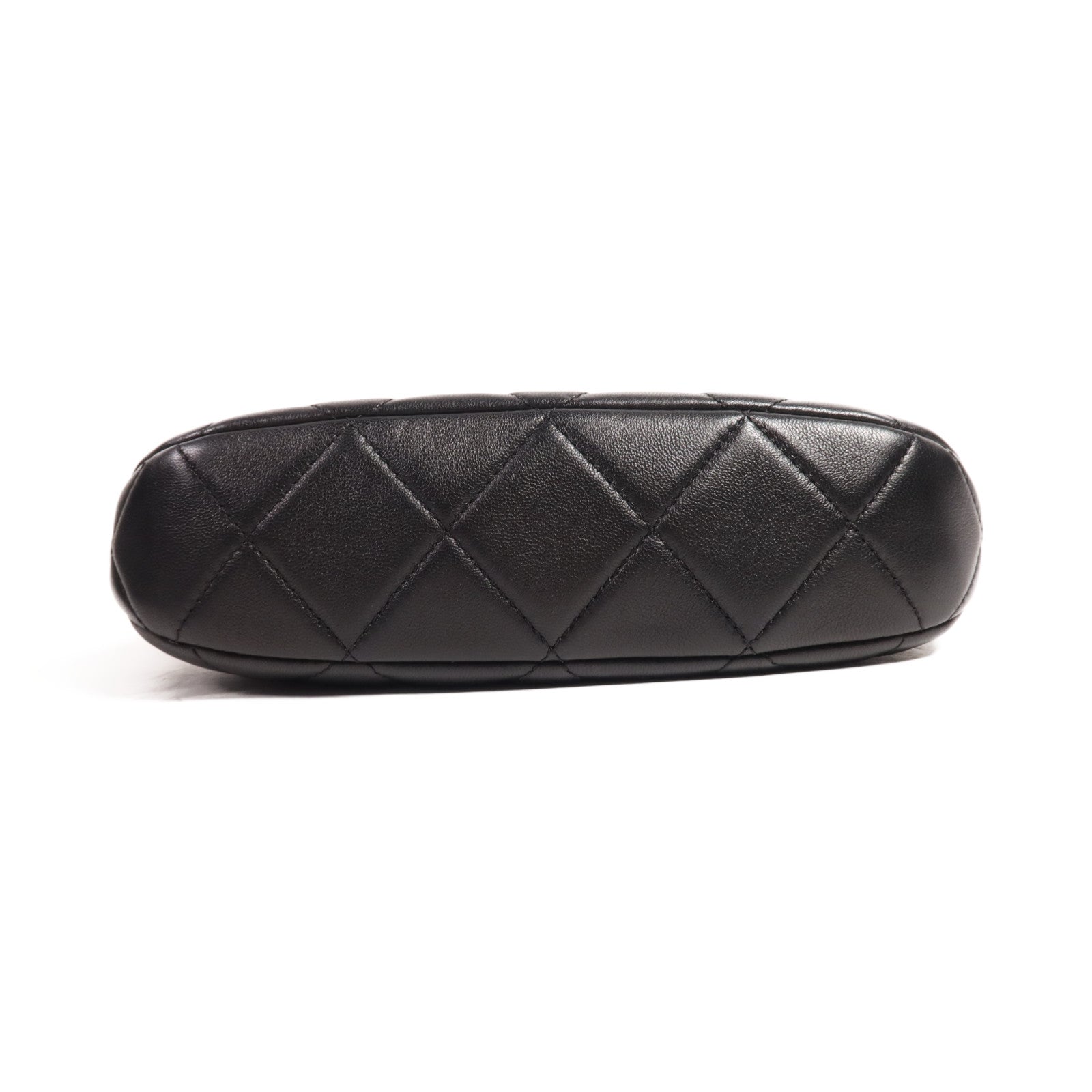 CHANEL 牛皮皮革Hobo金扣鏈帶肩背袋